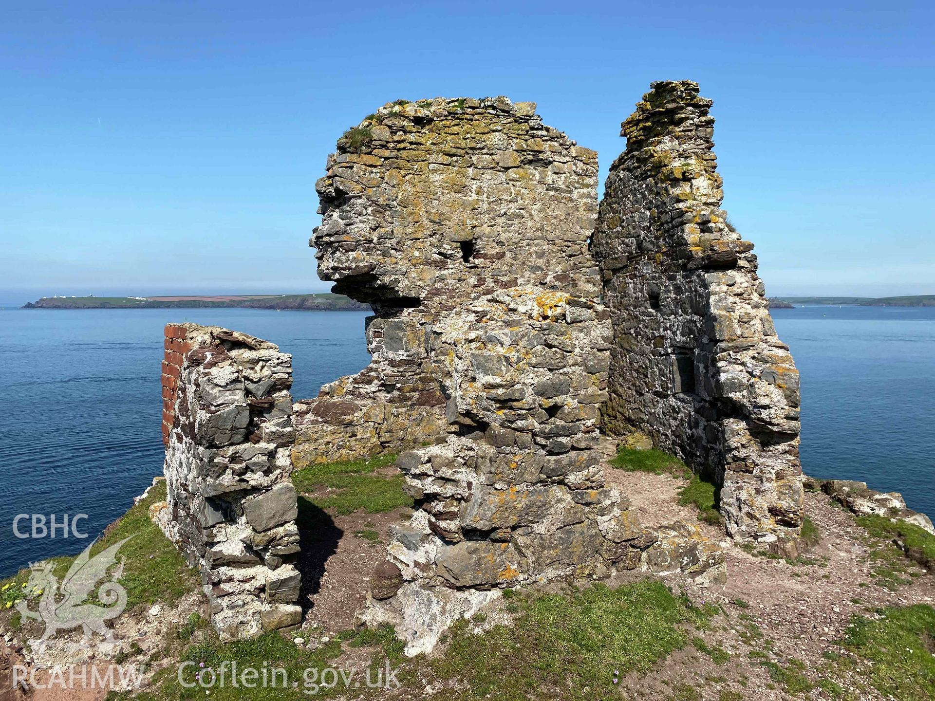 Digital photograph of East Blockhouse, Angle, produced by Paul Davis in 2023