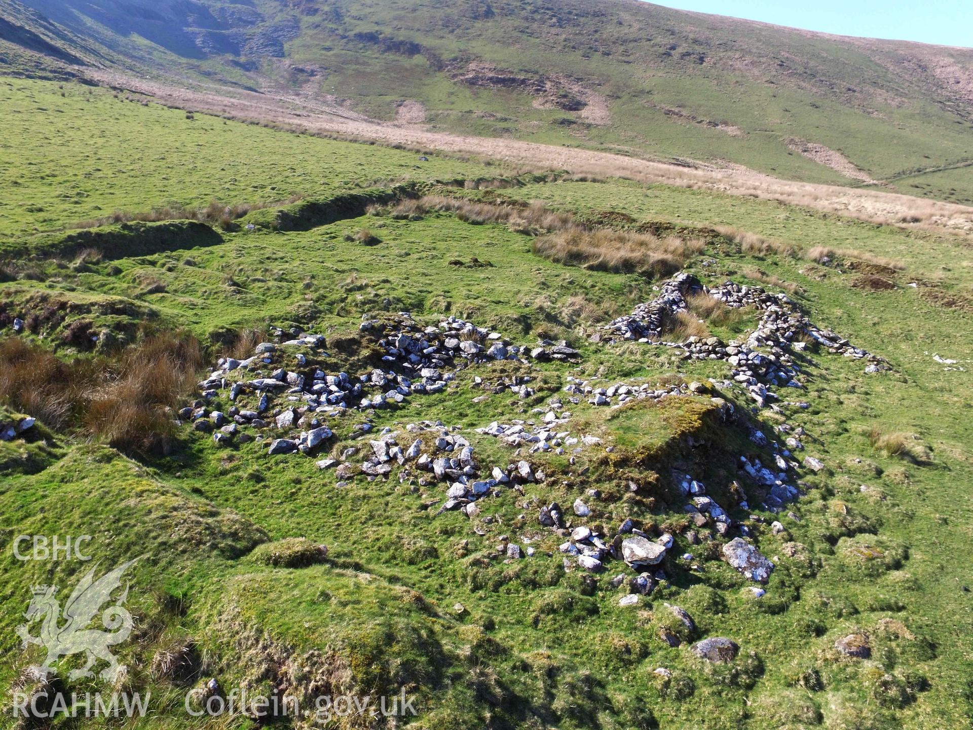 Digital photograph of Waun Clyn-Coch Farmstead, produced by Paul Davis in 2023