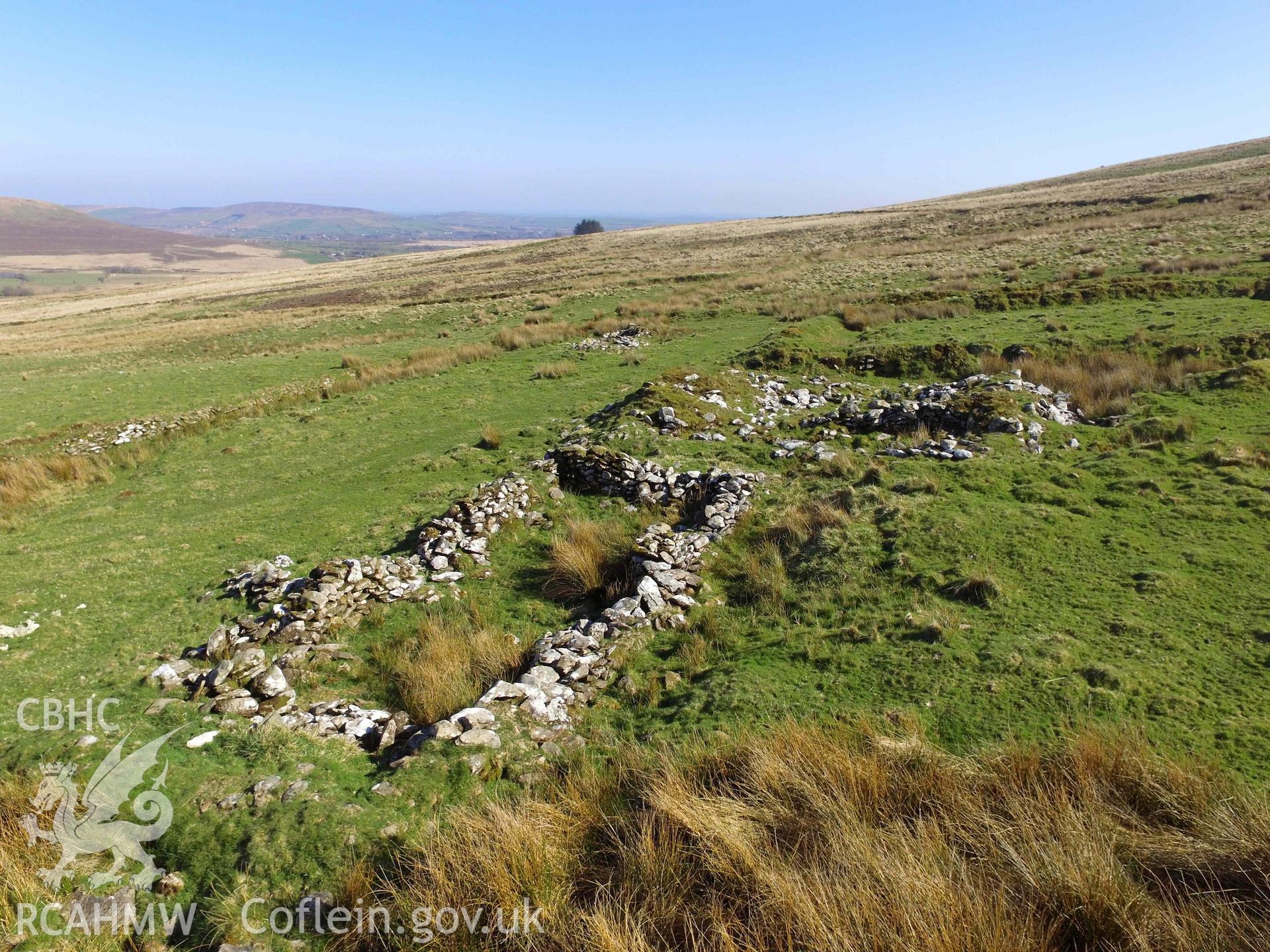 Digital photograph of Waun Clyn-Coch Farmstead, produced by Paul Davis in 2023