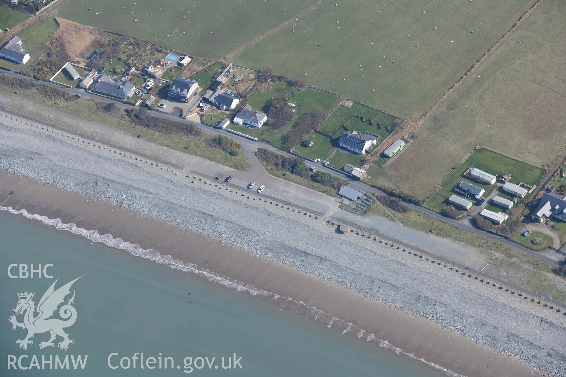 Fairborne Anti-Invasion Defences. Oblique aerial photographs taken during the Royal Commission’s programme of archaeological aerial reconnaissance by Toby Driver on 25 March 2022.