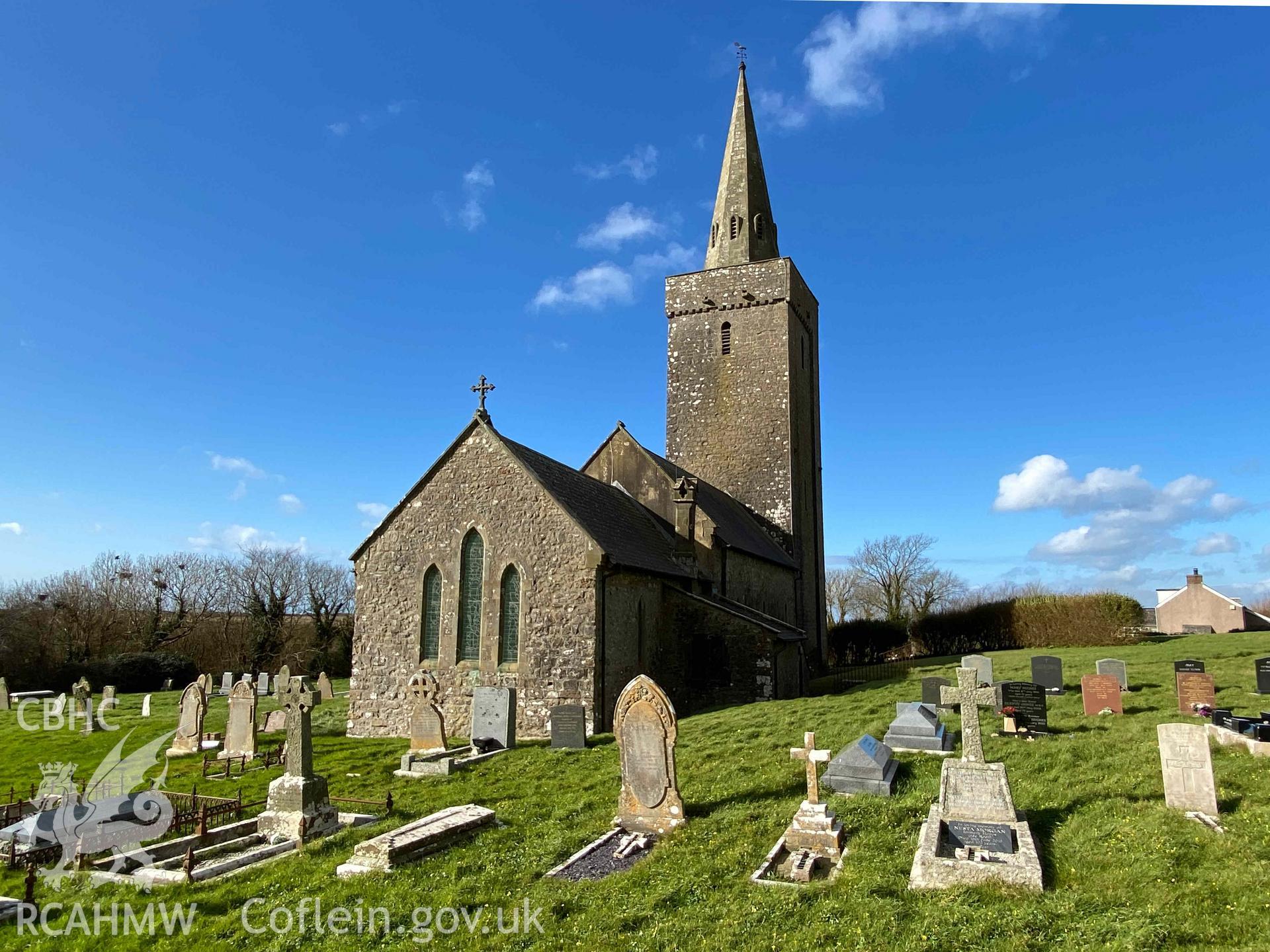 Digital colour photograph showing Warren Church.