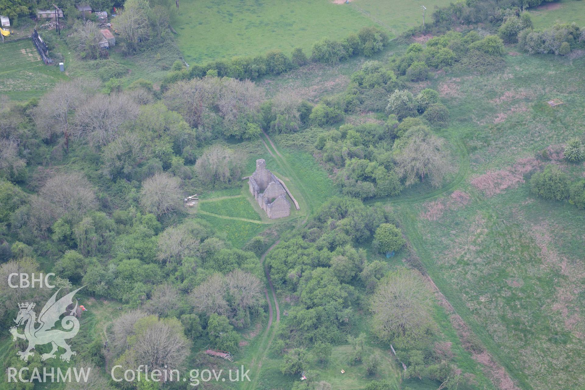 Runston village and chapel. Oblique aerial photograph taken during the Royal Commission's programme of archaeological aerial reconnaissance by Toby Driver on 29 April 2022.