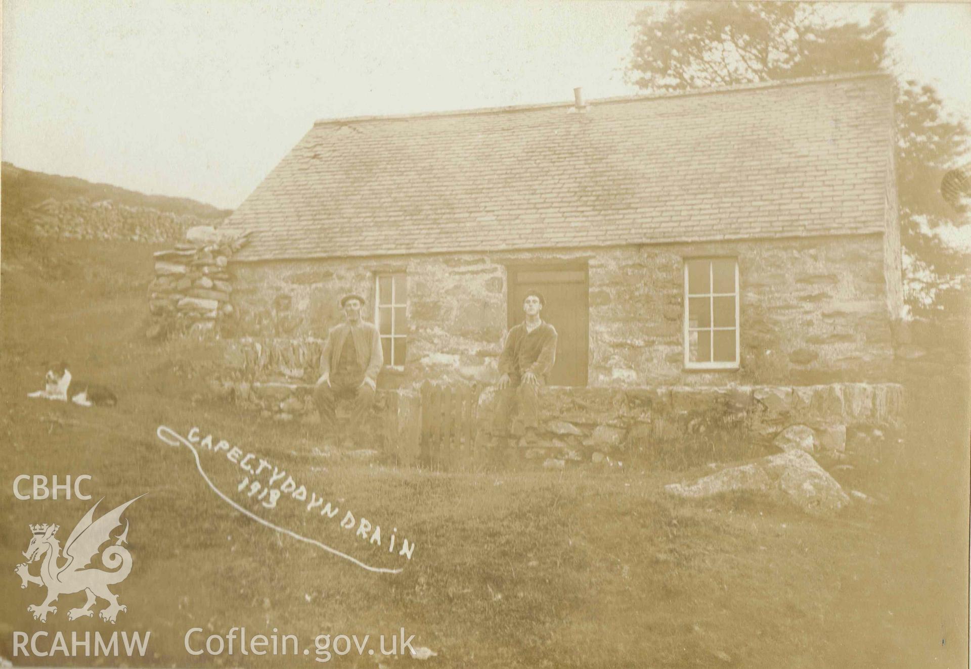 Copy of handwritten memories of Cystyllan, donated by Lolyn Jones relating to Cystyllan, Dyffryn Ardudwy, one of the farmstead ruins in the Ardudwy area surveyed by volunteers between November 2020 and November 2023, as part of Prosiect Treftadaeth Harlech ac Ardudwy. ‘Murddunnod Coll’ project.