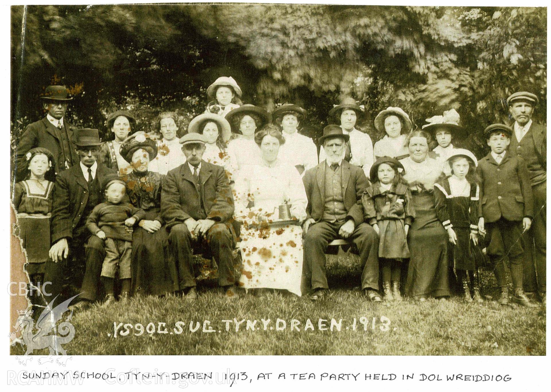 Photograph showing Cell-Fechan, Barmouth, one of the farmstead ruins in the Ardudwy area surveyed by volunteers between November 2020 and November 2023, as part of Prosiect Treftadaeth Harlech ac Ardudwy. ‘Murddunnod Coll’ project.