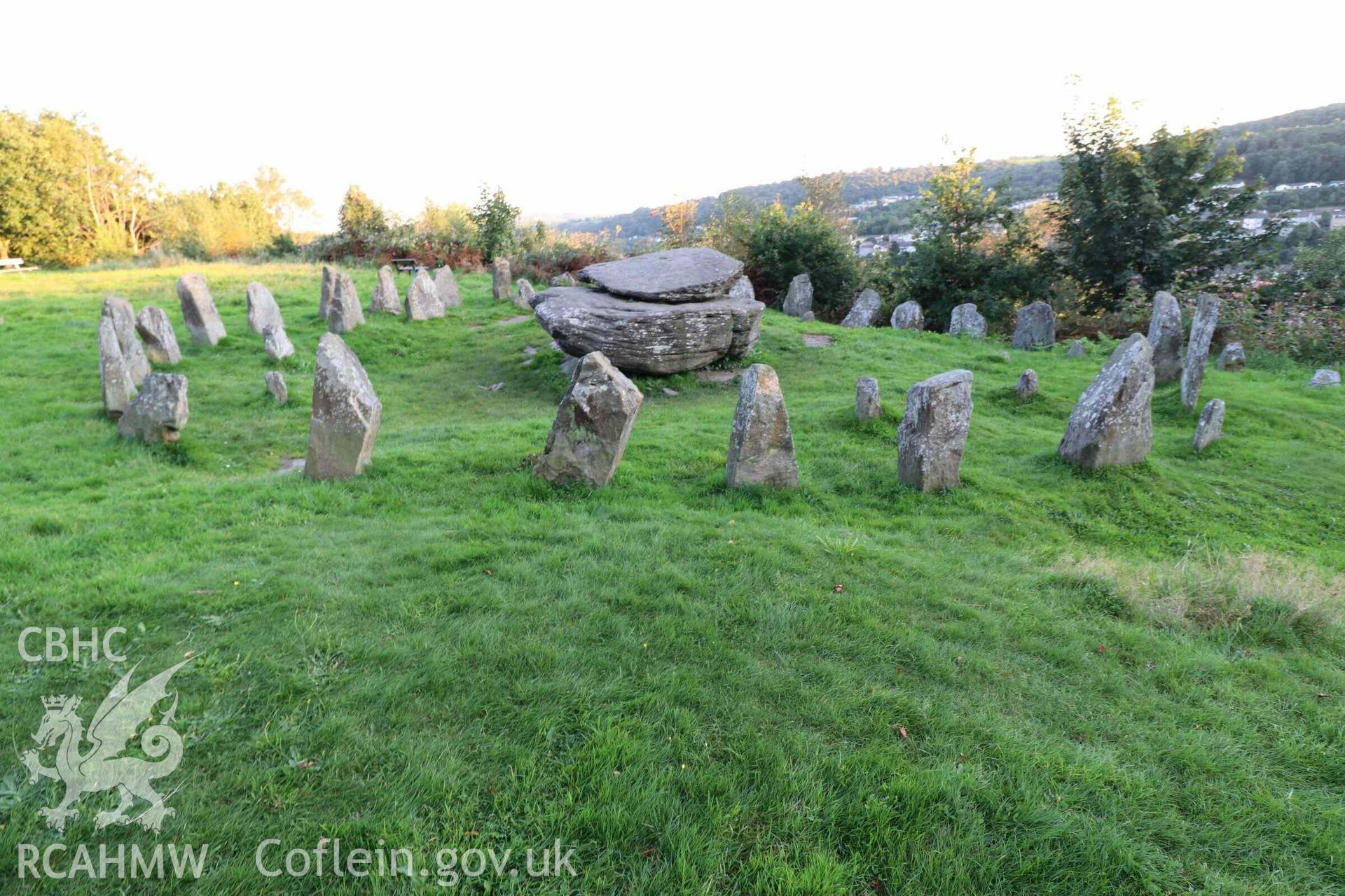 Photograph showing Y Garreg Siglo Bardic Complex, Pontypridd