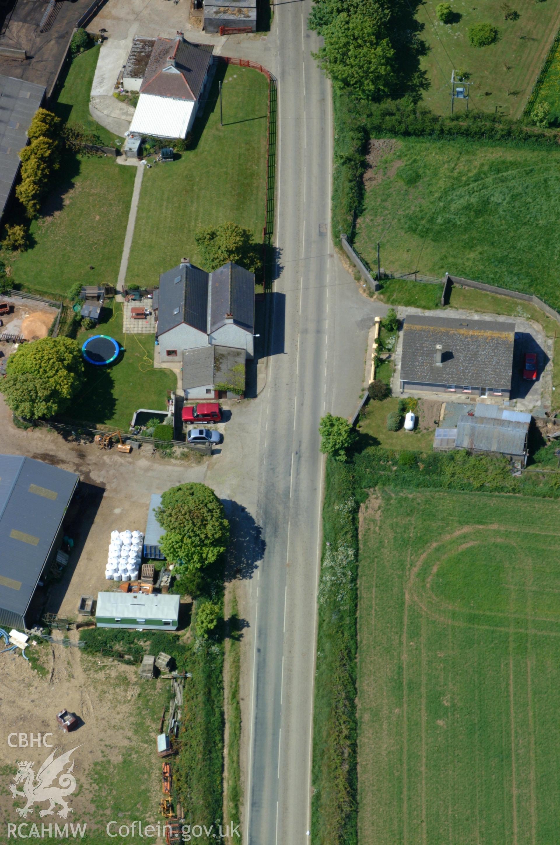 RCAHMW colour oblique aerial photograph of Mesur-y-dorth, Llanrian taken on 25/05/2004 by Toby Driver