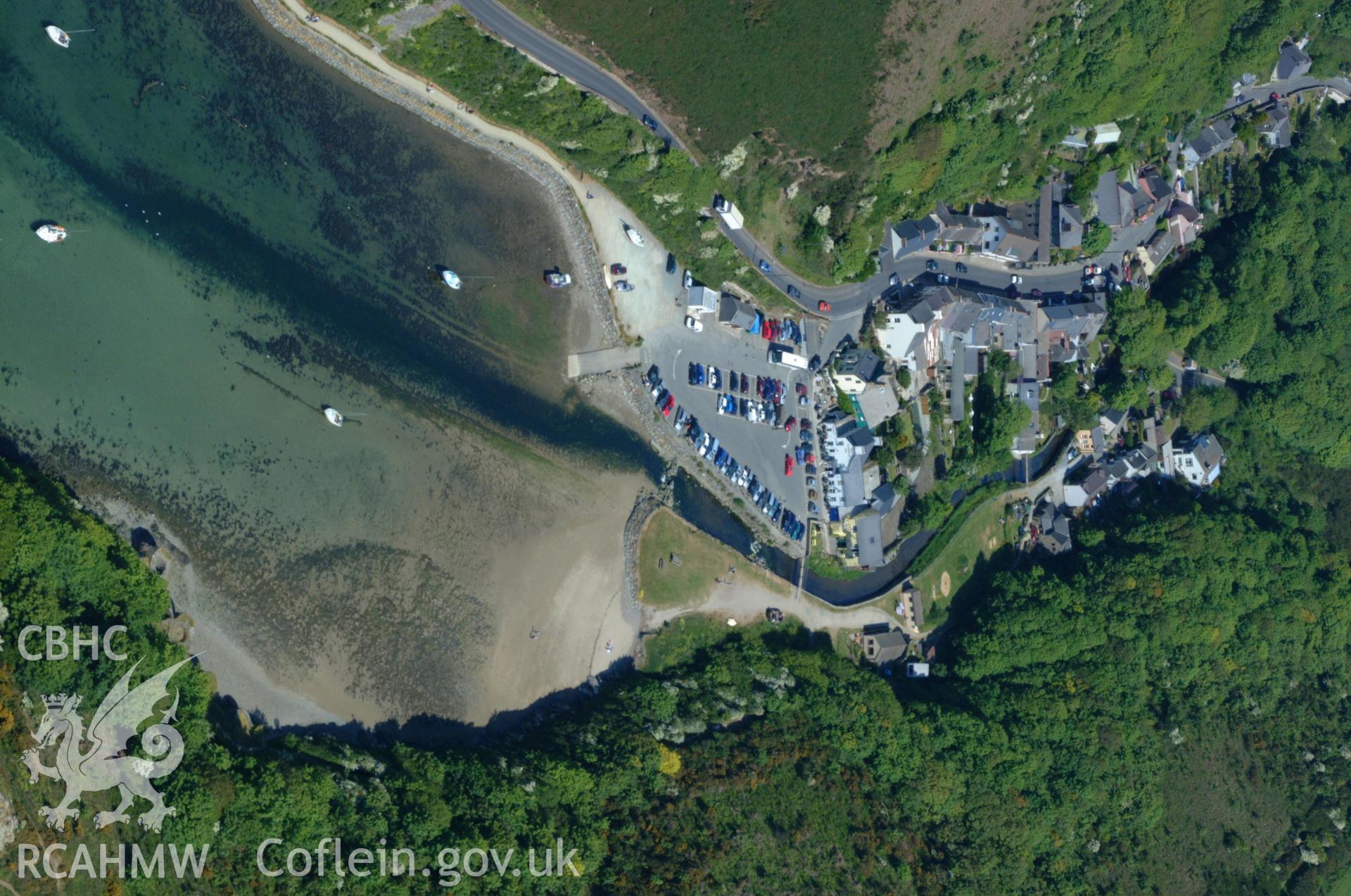 RCAHMW colour oblique aerial photograph of Solva taken on 25/05/2004 by Toby Driver