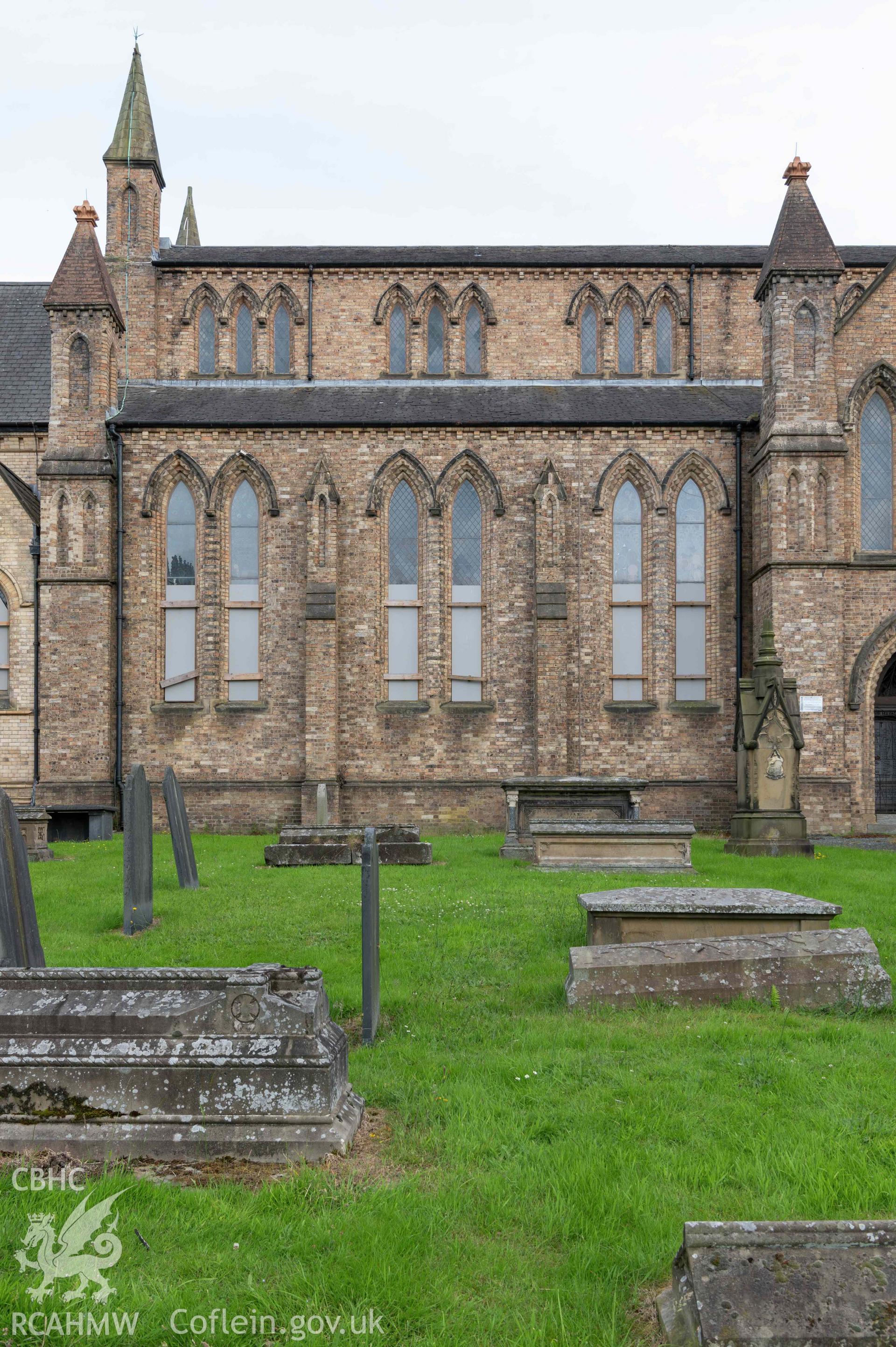 St David's Church, Newtown - exterior view of north-west elevation.