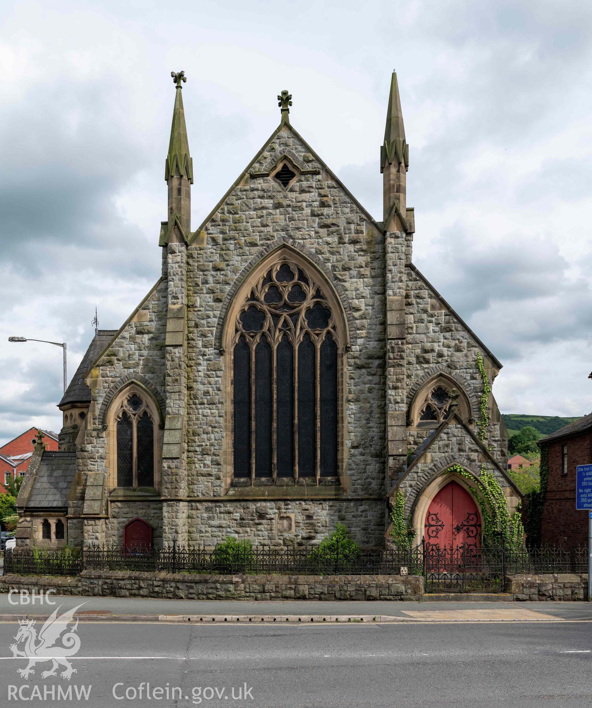 Newtown English Congregational Church, exterior view from north-west.