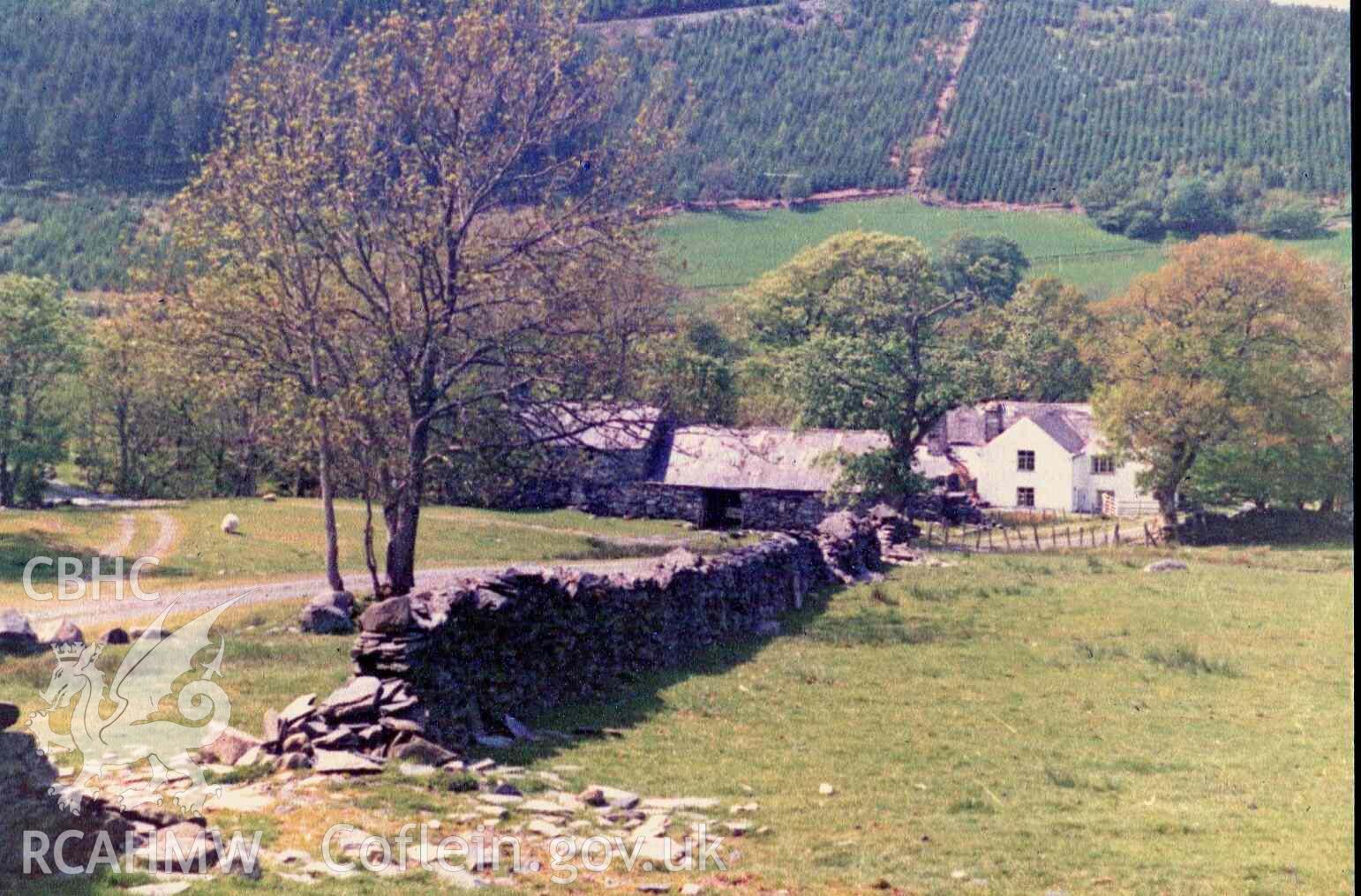 General view of Hafod Dwyryd. Photographed by Ronald and Joan Adams in the mid 1970s.