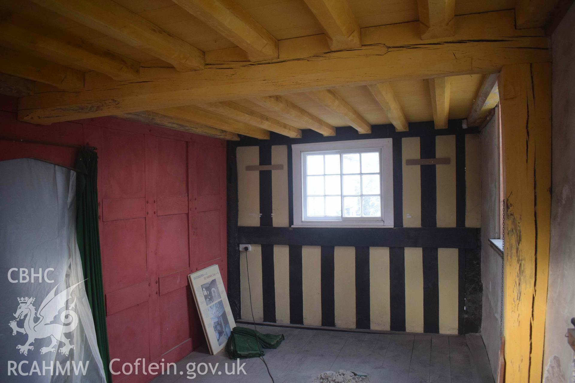 Photograph from a Photographic Survey of The Old Market Hall, Llanidloes, carried out by Clwyd-Powys Archaeological Trust in 2023. Project no. 2740.