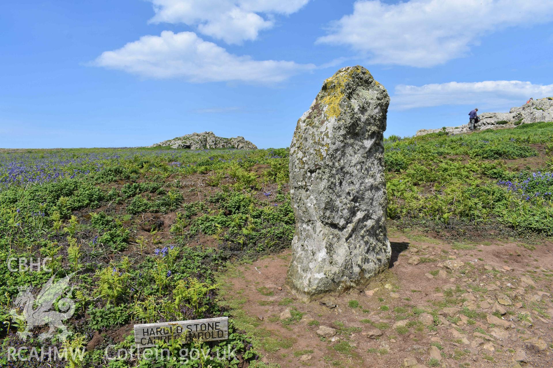 The Harold Stone, looking northwest, on 16/05/2024.