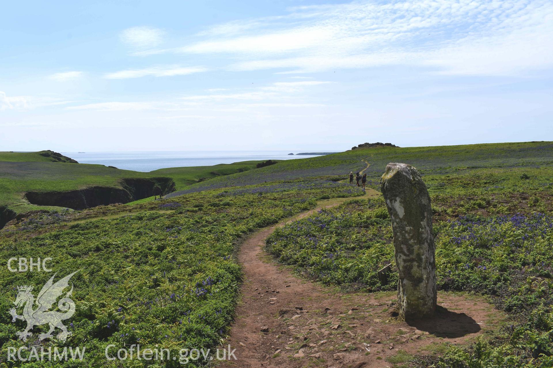 The Harold Stone, looking south, on 16/05/2024.