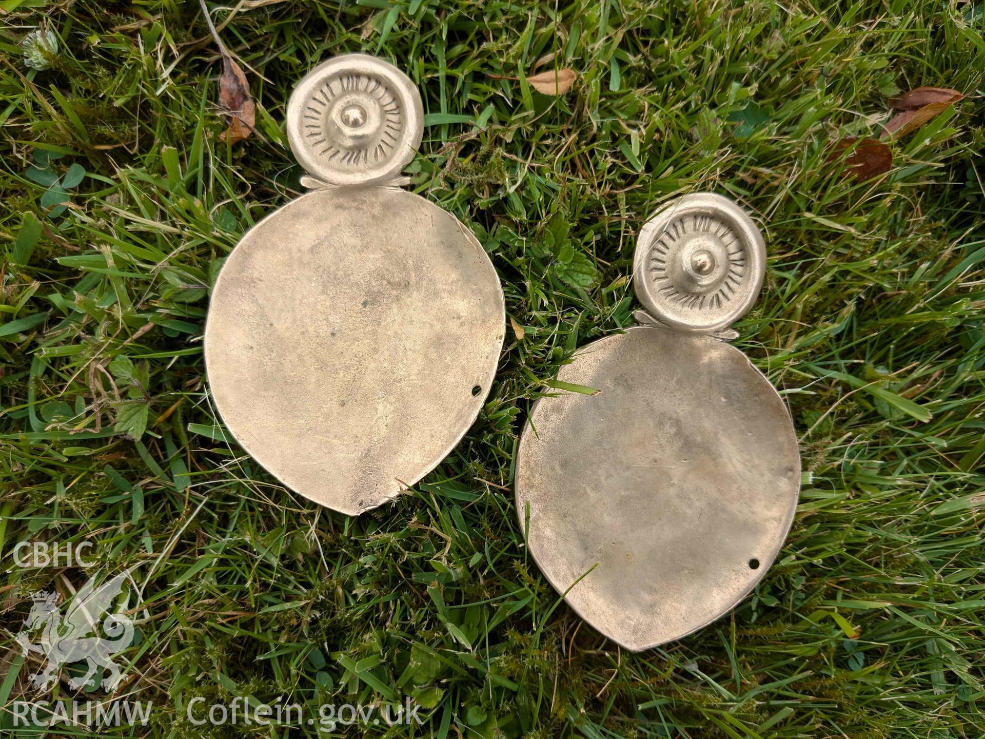 The Ffynogion spoons. Modern replicas from Denbighshire County Council's Heather and Hillforts education collection