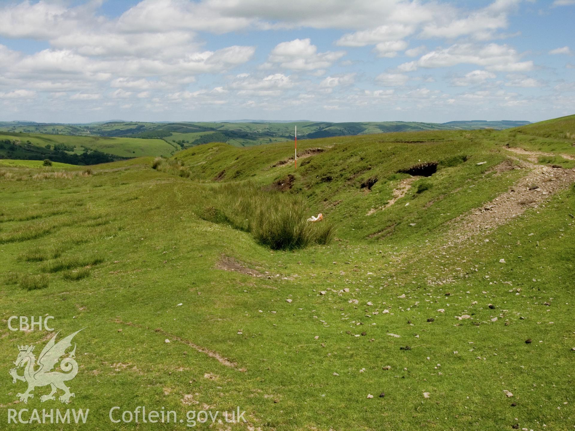 view looking NE.