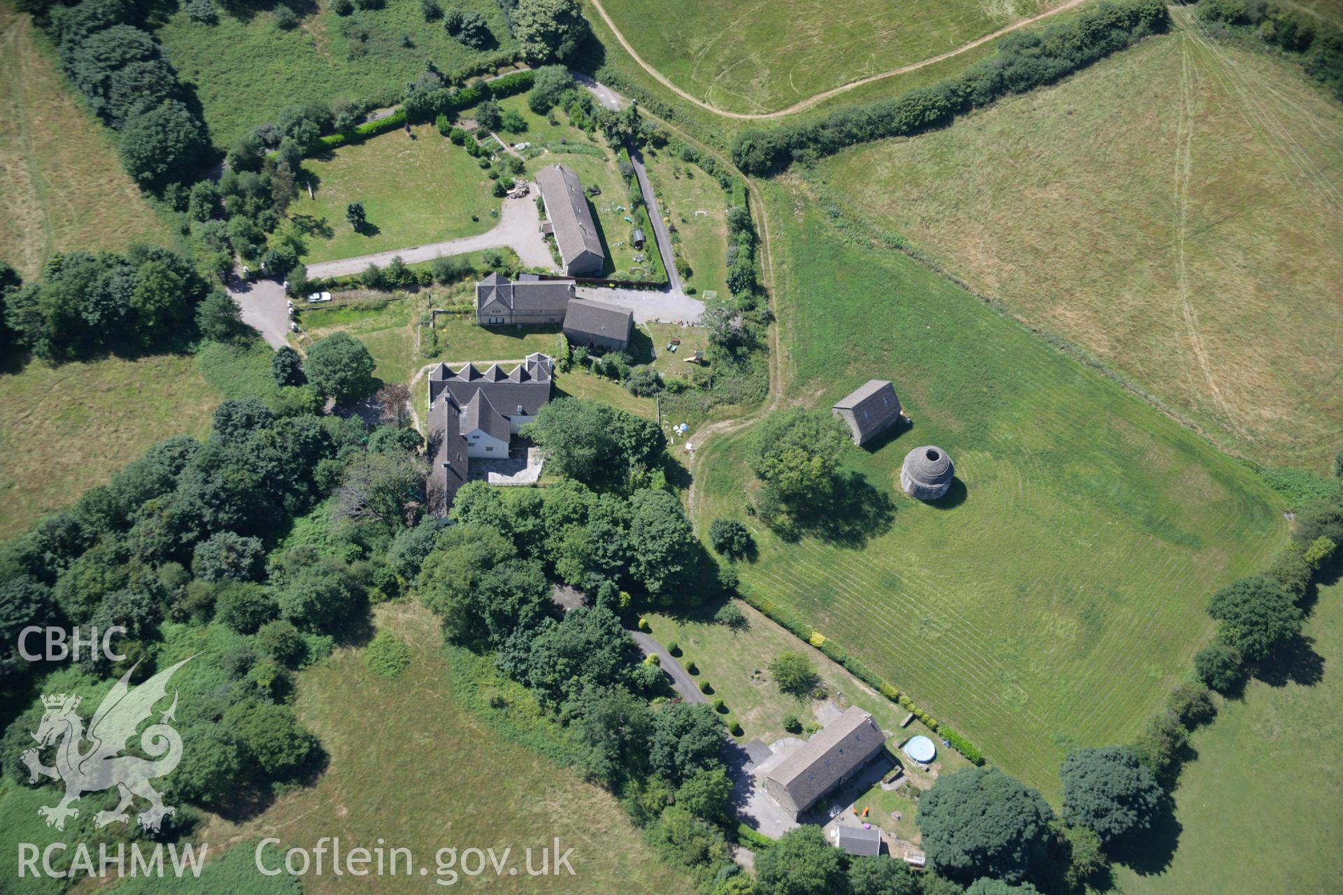 RCAHMW colour oblique aerial photograph of Castell Y Fan. Taken on 24 July 2006 by Toby Driver