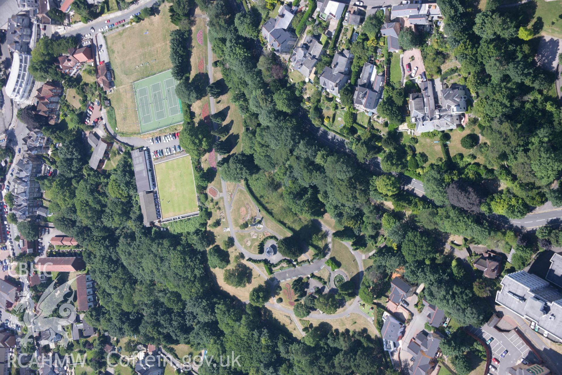 RCAHMW colour oblique aerial photograph of Penarth town. Taken on 24 July 2006 by Toby Driver.