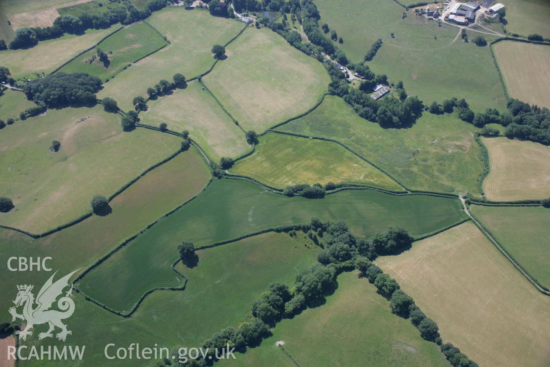 RCAHMW colour oblique aerial photograph of Wantyn Dyke. Taken on 17 July 2006 by Toby Driver.