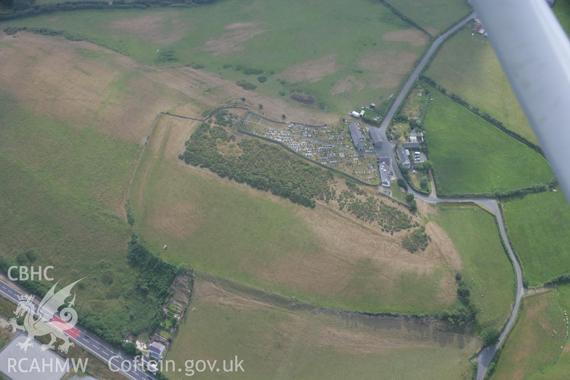 RCAHMW colour oblique aerial photograph of Maes-Yr-Eglwys Sunday School. Taken on 21 July 2006 by Toby Driver.