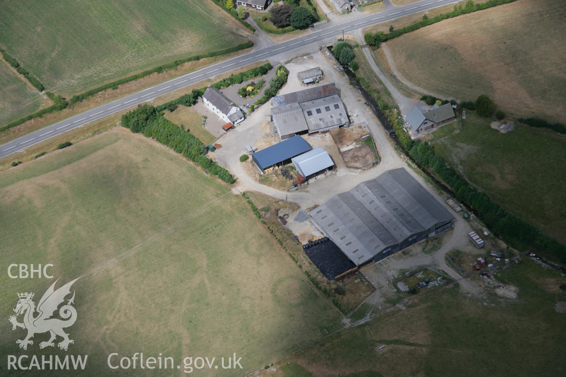 RCAHMW colour oblique aerial photograph of Haines Mill Barrow Cemetery. Taken on 27 July 2006 by Toby Driver