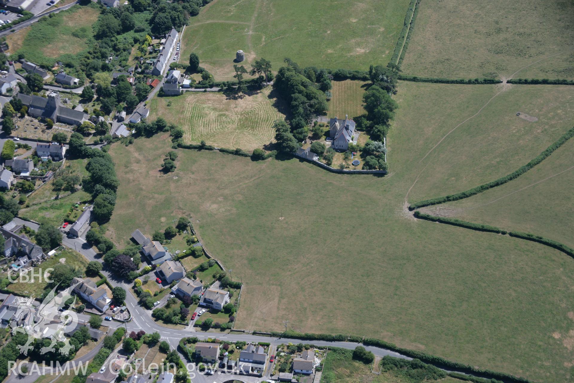 RCAHMW colour oblique aerial photograph of Llantwit Major Grange. Taken on 24 July 2006 by Toby Driver.