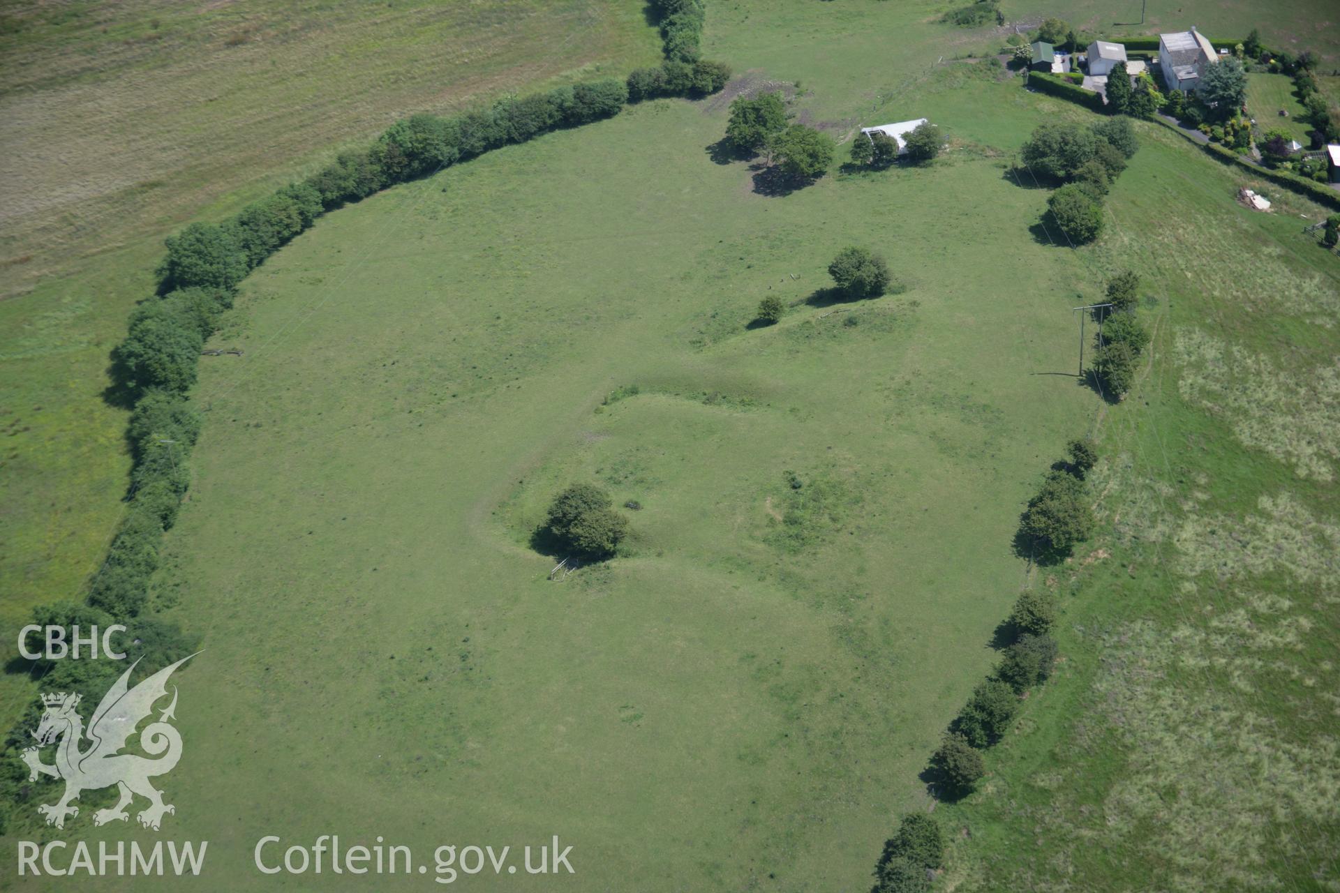 RCAHMW colour oblique photograph of Castell Moel, defended enclosure. Taken by Toby Driver on 29/06/2006.