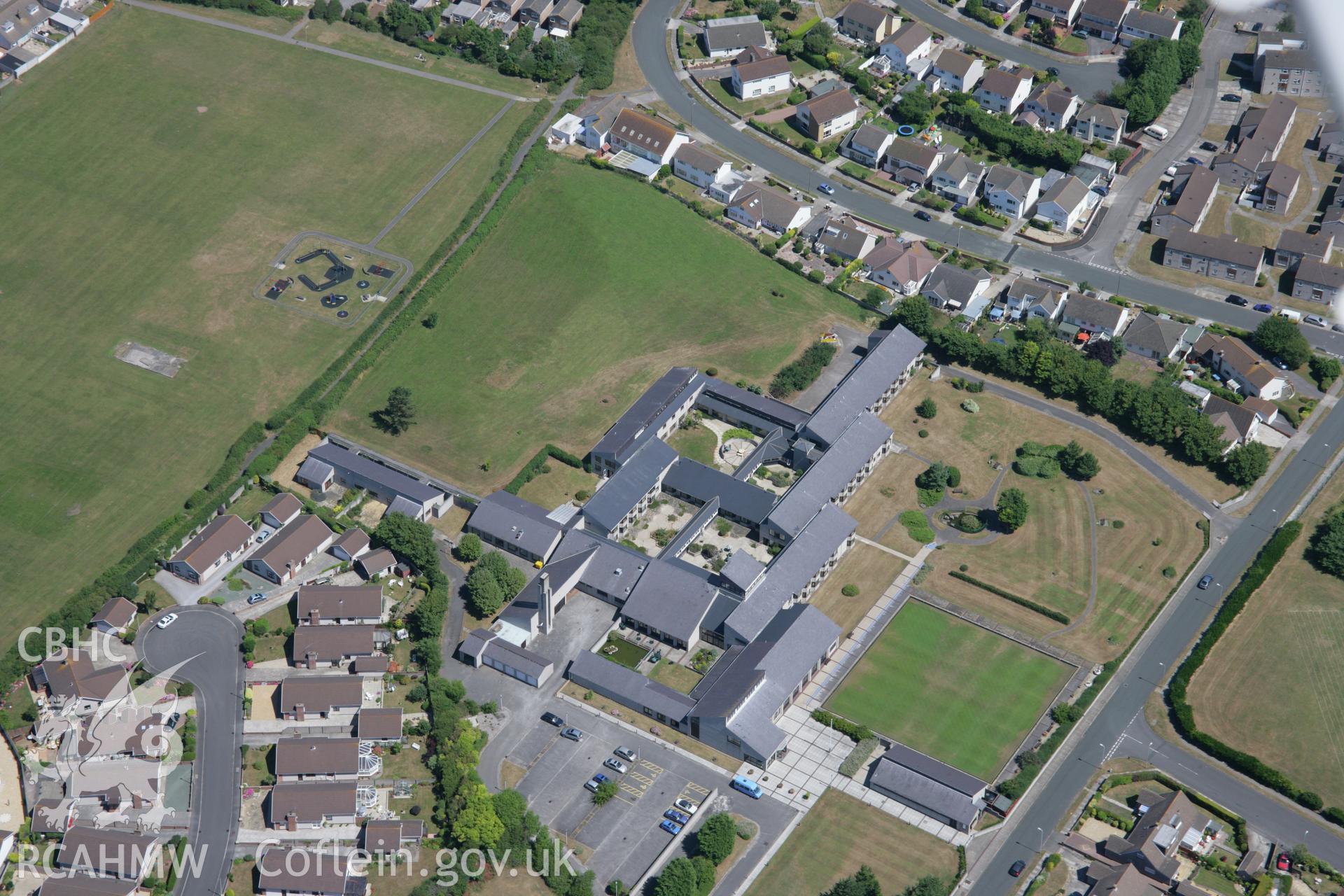 RCAHMW colour oblique aerial photograph of The Hutchwns, Porthcawl. Taken on 24 July 2006 by Toby Driver