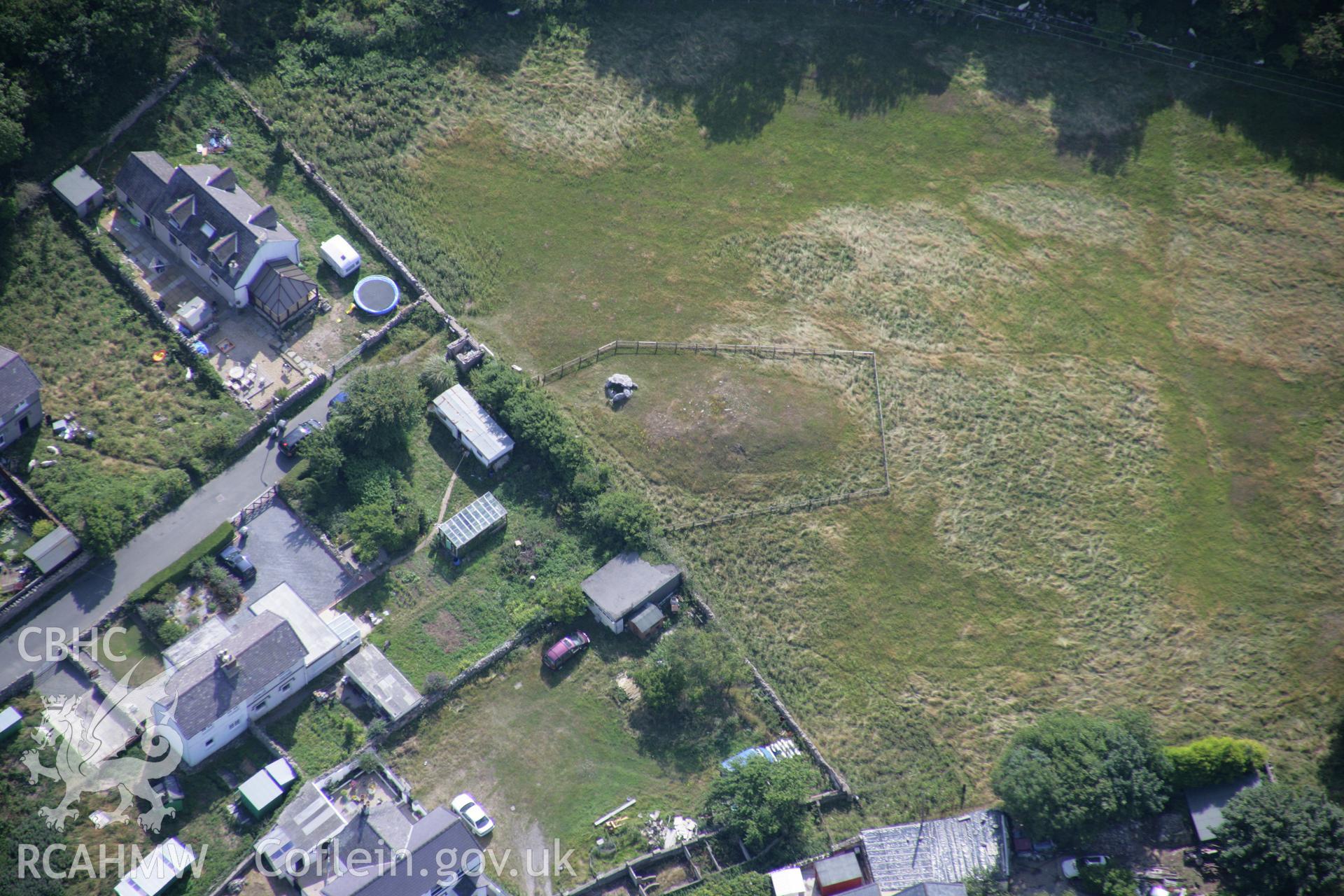 RCAHMW colour oblique aerial photograph of Llandudno Burial Chamber. Taken on 14 August 2006 by Toby Driver.