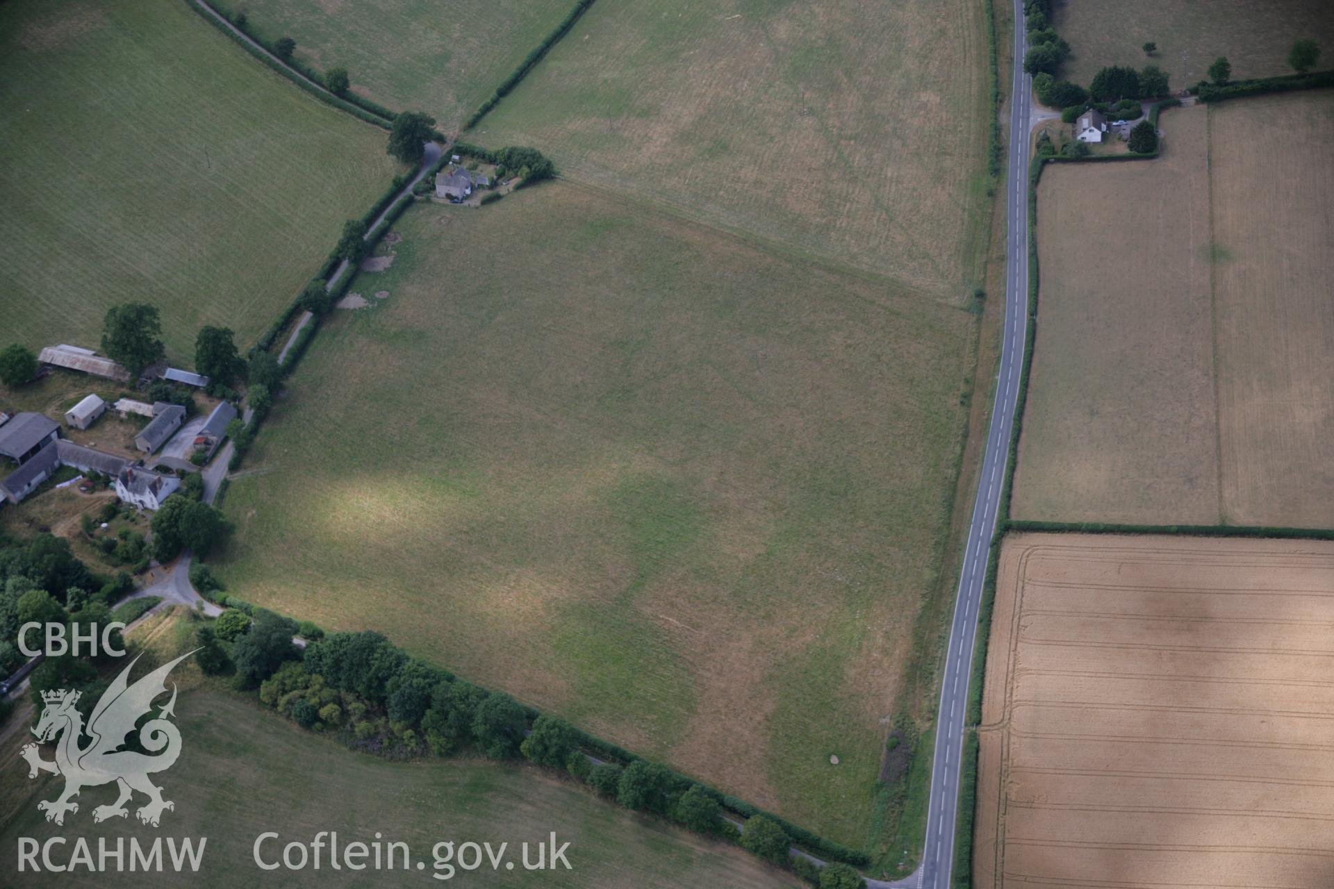 RCAHMW colour oblique aerial photograph of Garden House Enclosure. Taken on 27 July 2006 by Toby Driver.