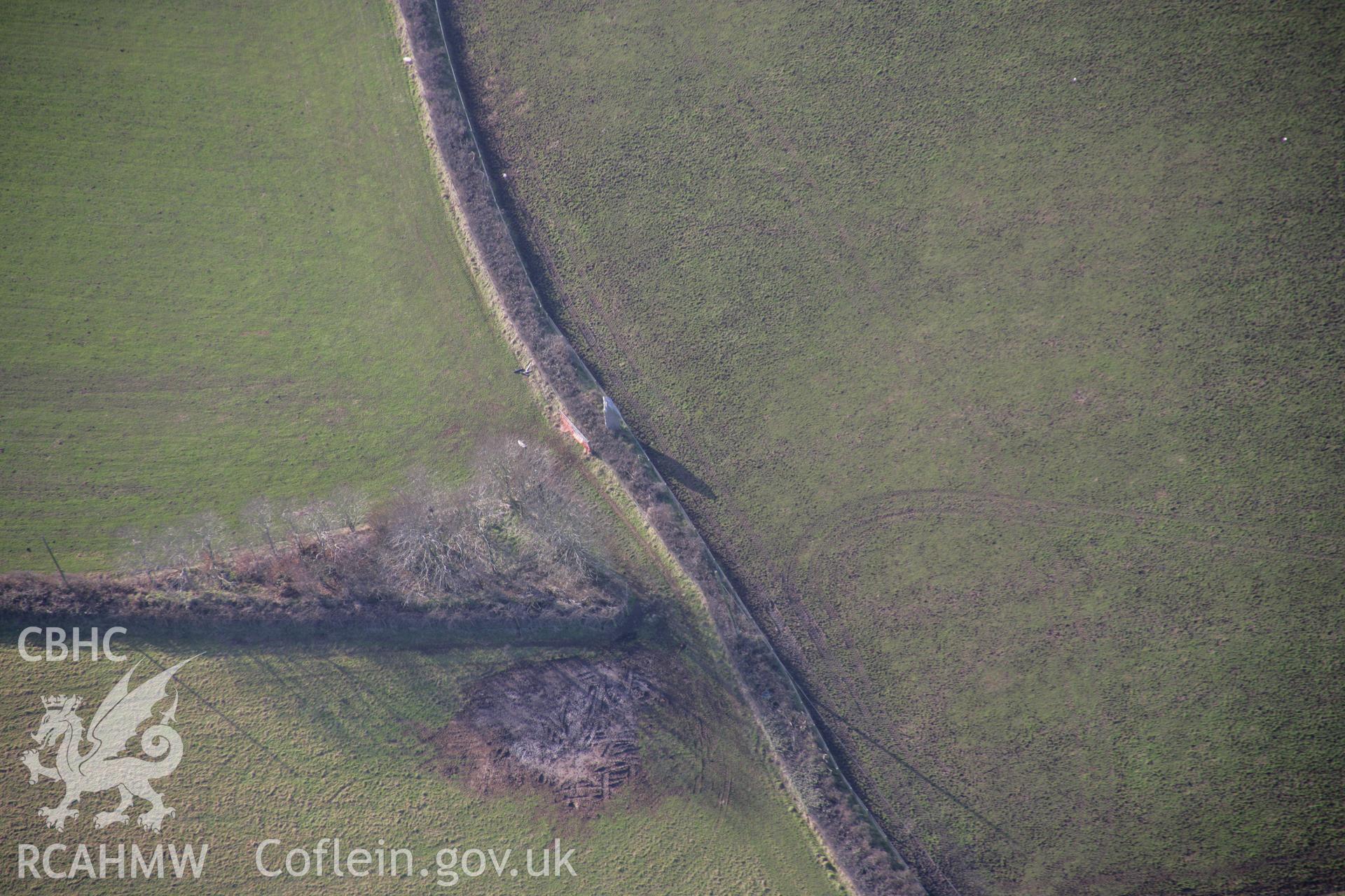 RCAHMW colour oblique aerial photograph of Samson's Jac, Llanrhidian, from the north-east. Taken on 26 January 2006 by Toby Driver.