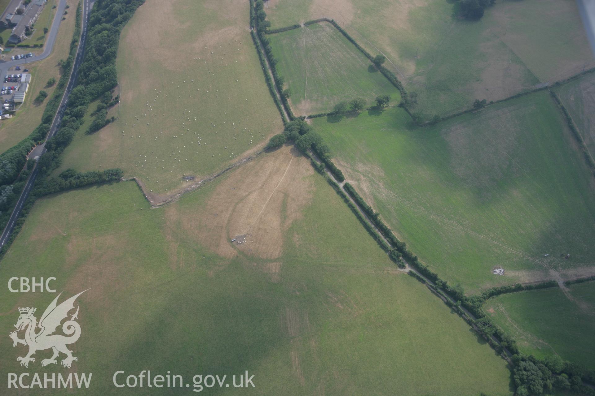 RCAHMW colour oblique aerial photograph of Pant-Teg enclosure. Taken on 21 July 2006 by Toby Driver.