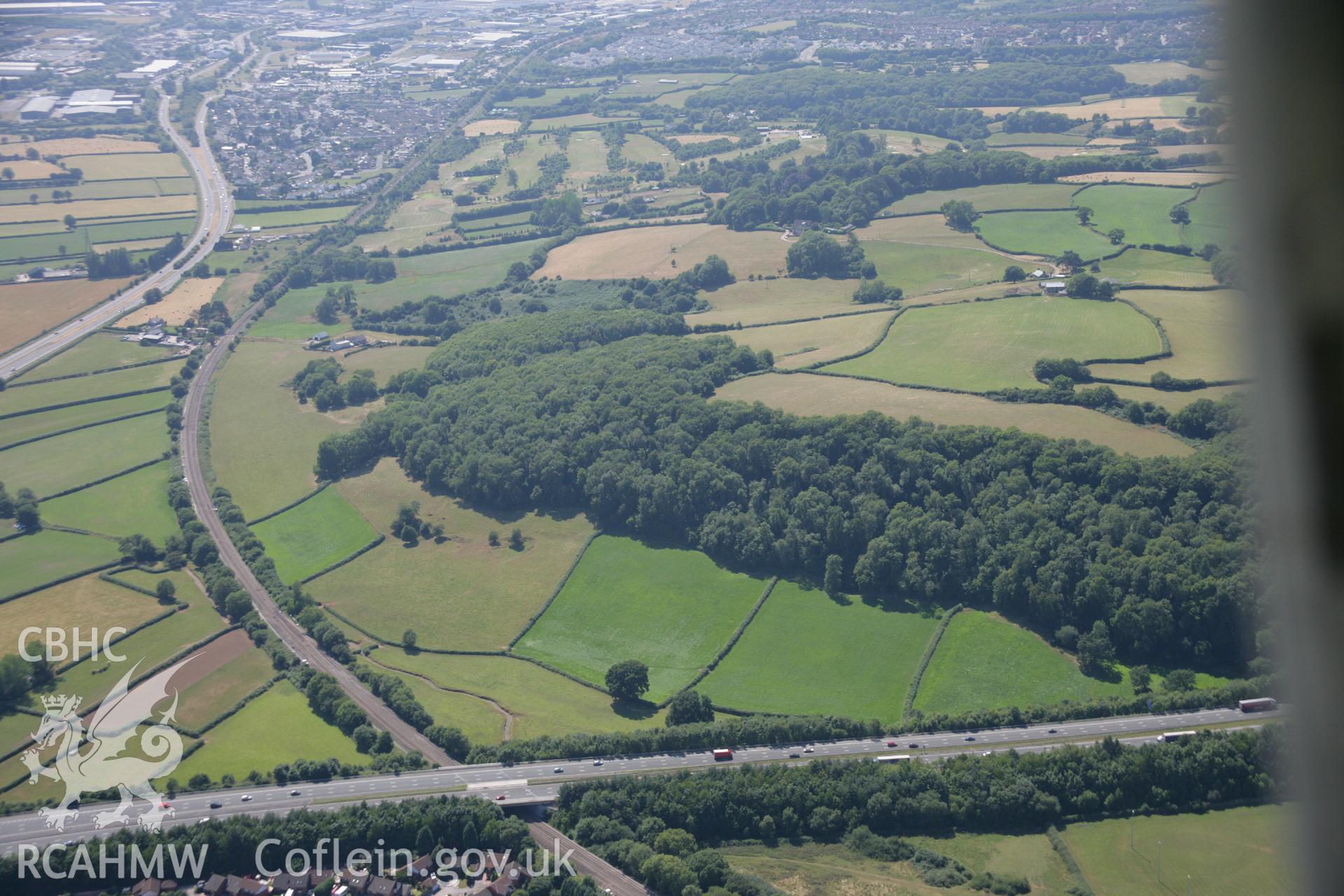 RCAHMW colour oblique aerial photograph of Ogof-y-Pebyll. Taken on 24 July 2006 by Toby Driver.