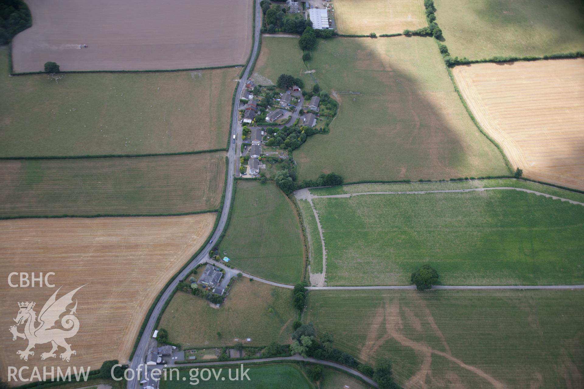 RCAHMW colour oblique aerial photograph of Walton Green Cursus. Taken on 27 July 2006 by Toby Driver.