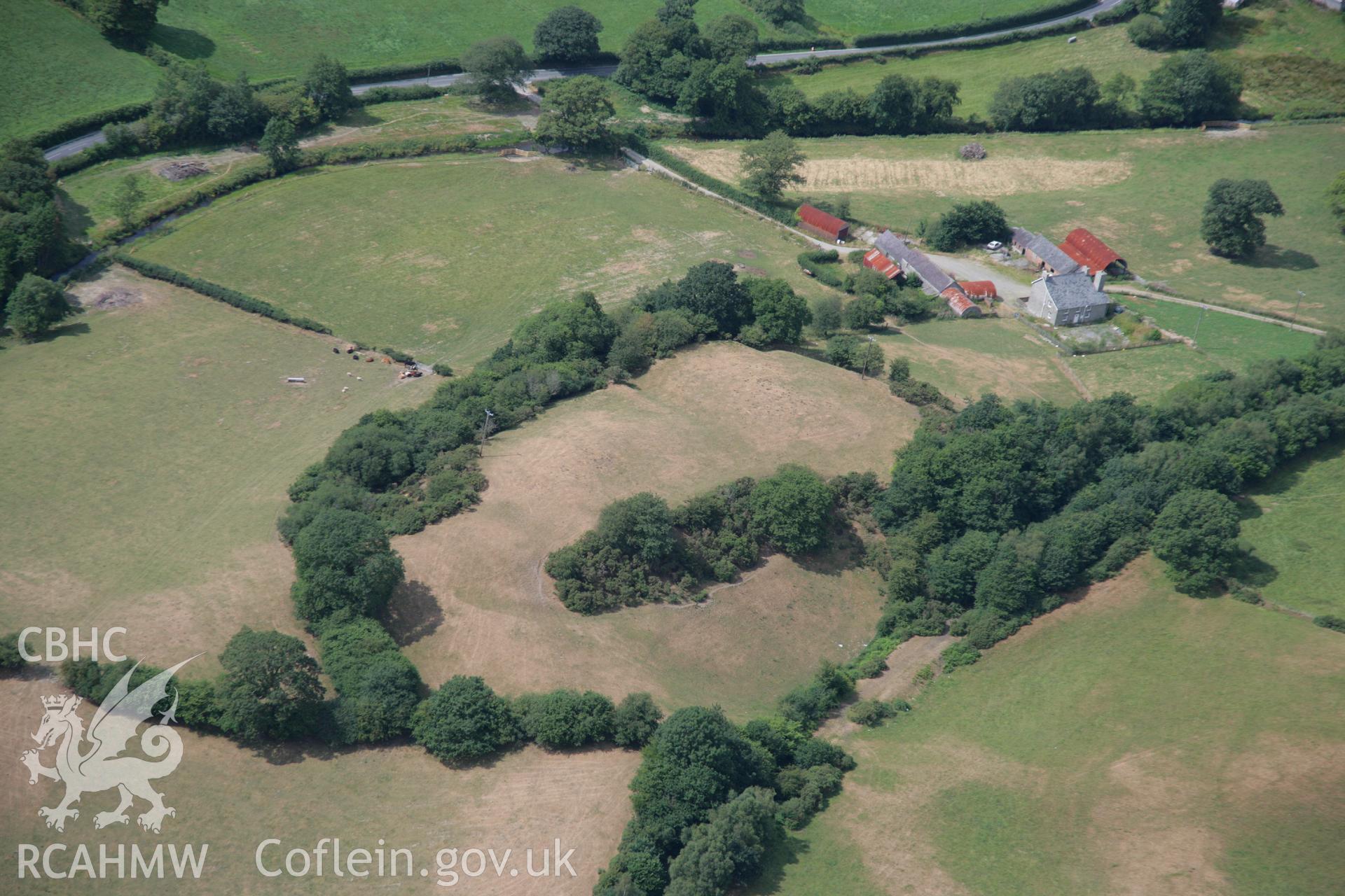 RCAHMW colour oblique aerial photograph of Castell Olwen. Taken on 27 July 2006 by Toby Driver.