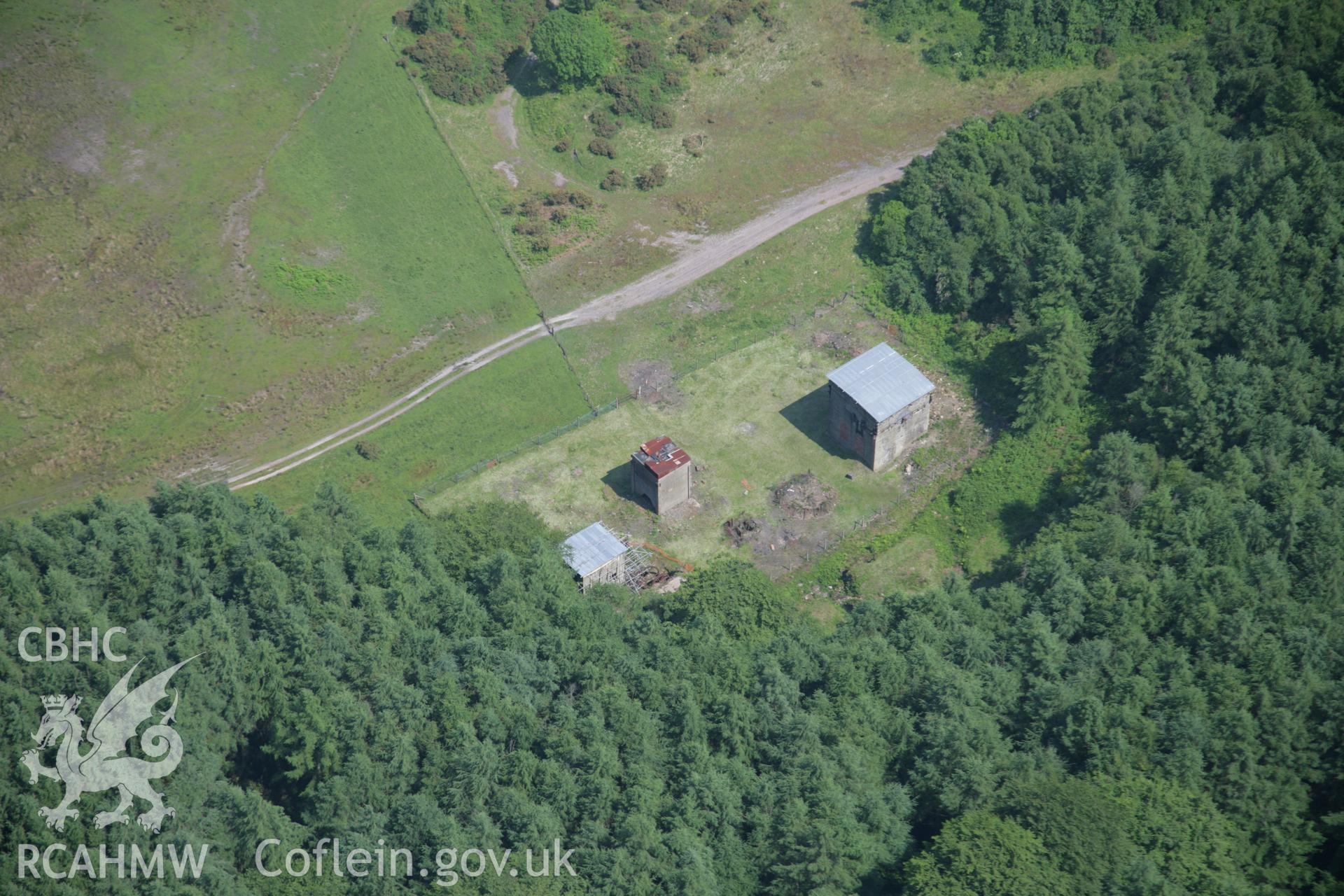 RCAHMW colour oblique aerial photograph of Glyn Pits, Pontypool, from the south-west. Taken on 09 June 2006 by Toby Driver.