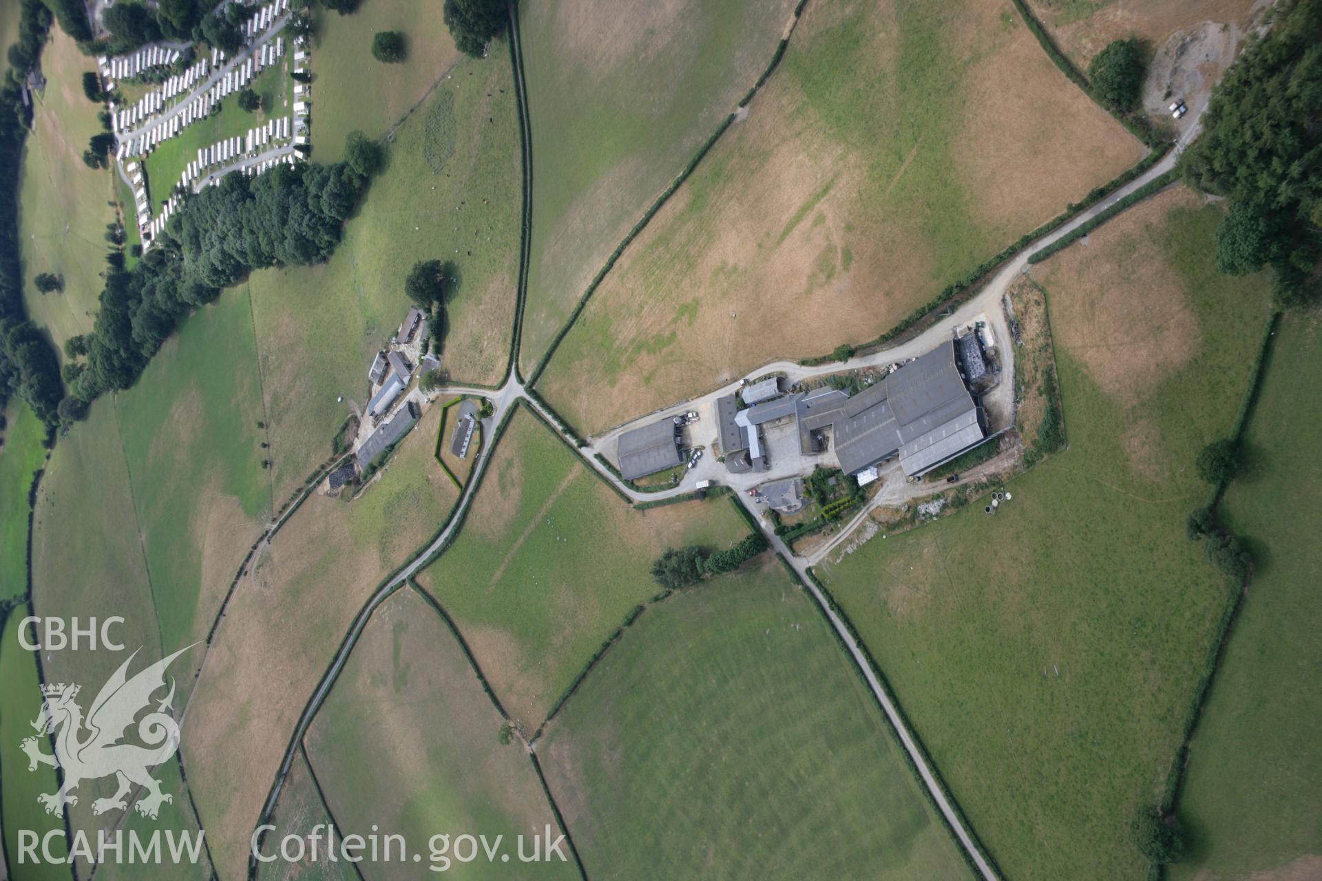 RCAHMW colour oblique aerial photograph of Brenan Roman Road Section. Taken on 27 July 2006 by Toby Driver.