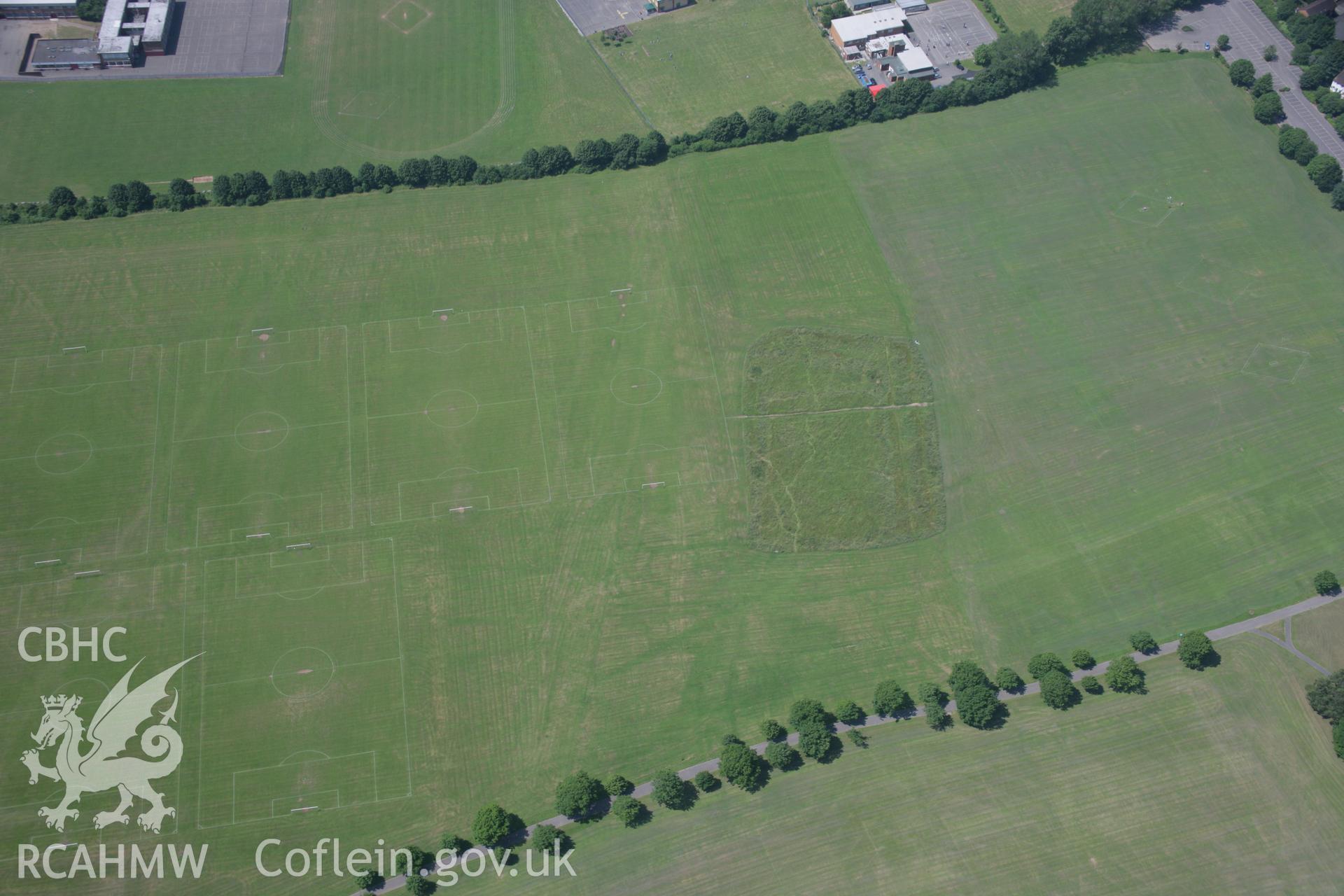 RCAHMW colour oblique photograph of Ely Roman villa. Taken by Toby Driver on 29/06/2006.