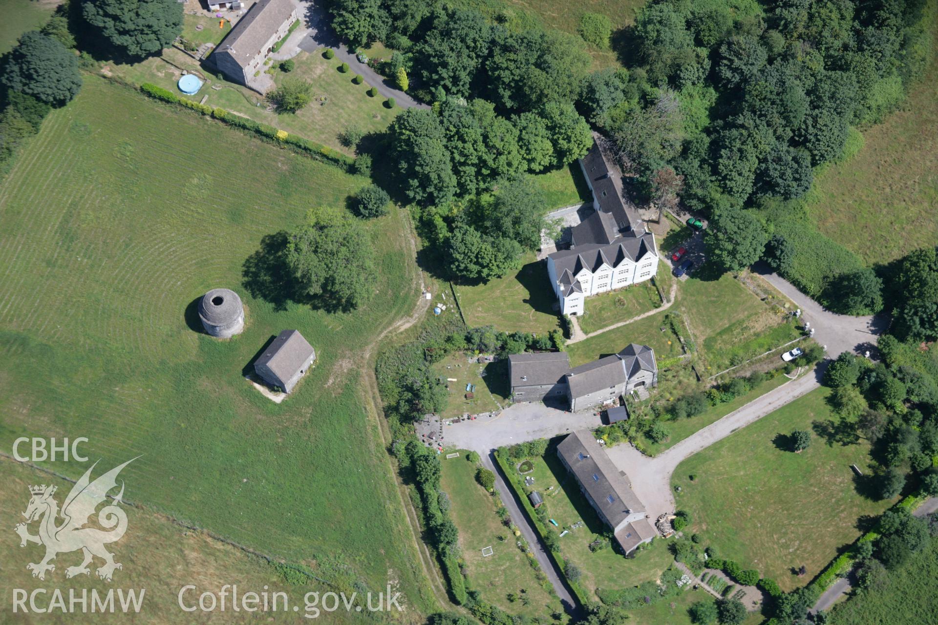 RCAHMW colour oblique aerial photograph of Castell Y Fan. Taken on 24 July 2006 by Toby Driver