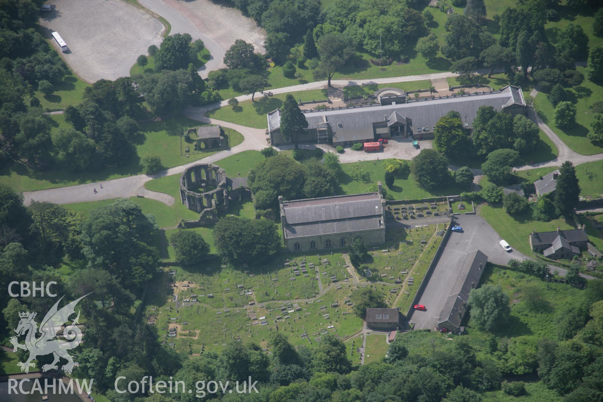 RCAHMW colour oblique photograph of Margam Abbey. Taken by Toby Driver on 29/06/2006.