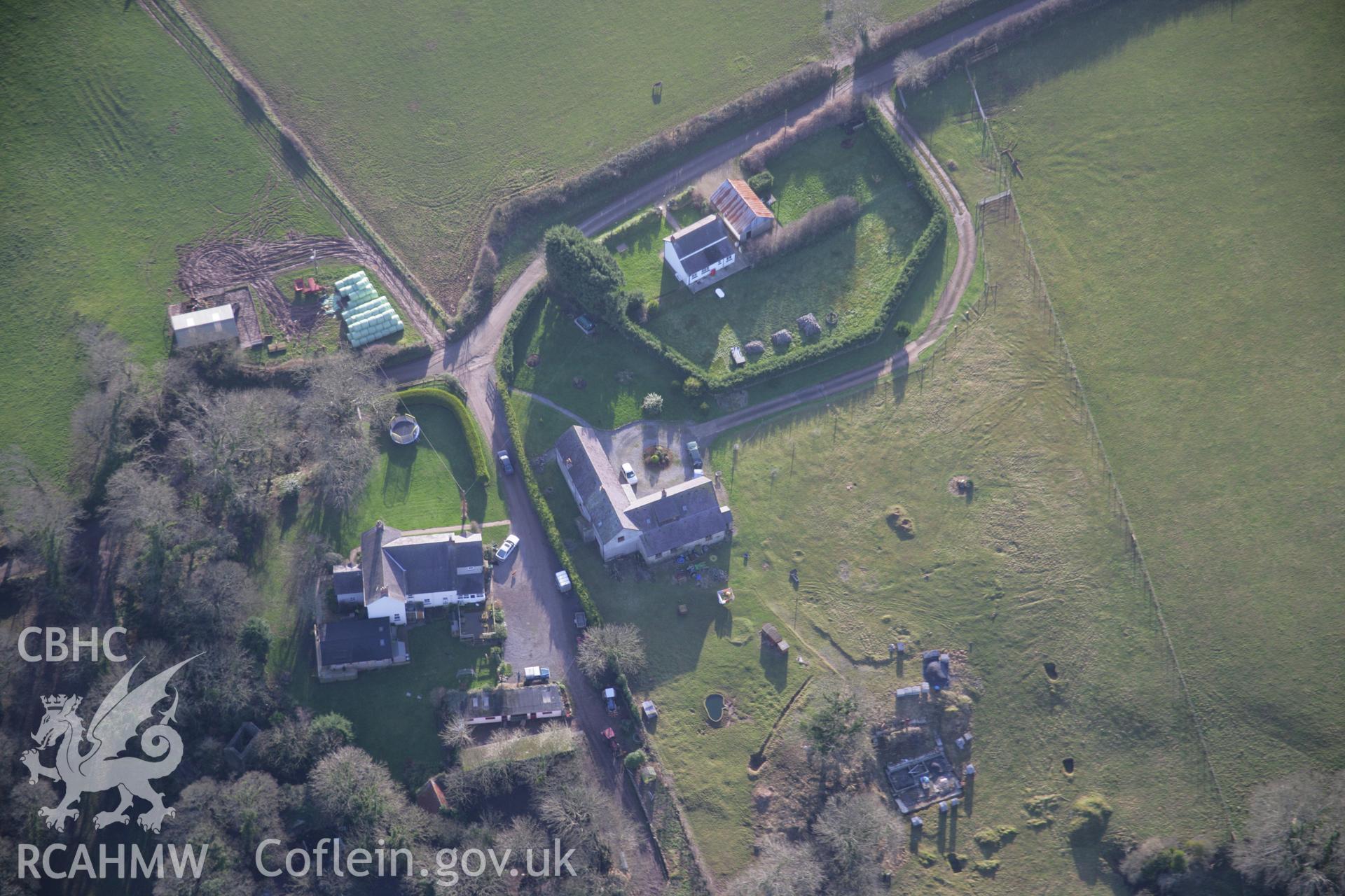 RCAHMW colour oblique aerial photograph of West Tarr, St Florence, from the north. Taken on 11 January 2006 by Toby Driver.