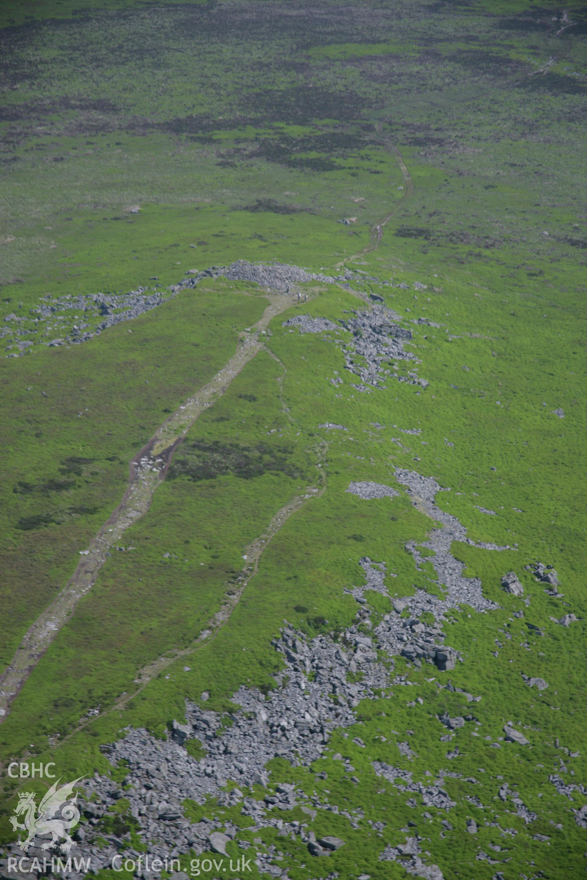 RCAHMW colour oblique aerial photograph of Carn Blorenge from the south-west. Taken on 09 June 2006 by Toby Driver.