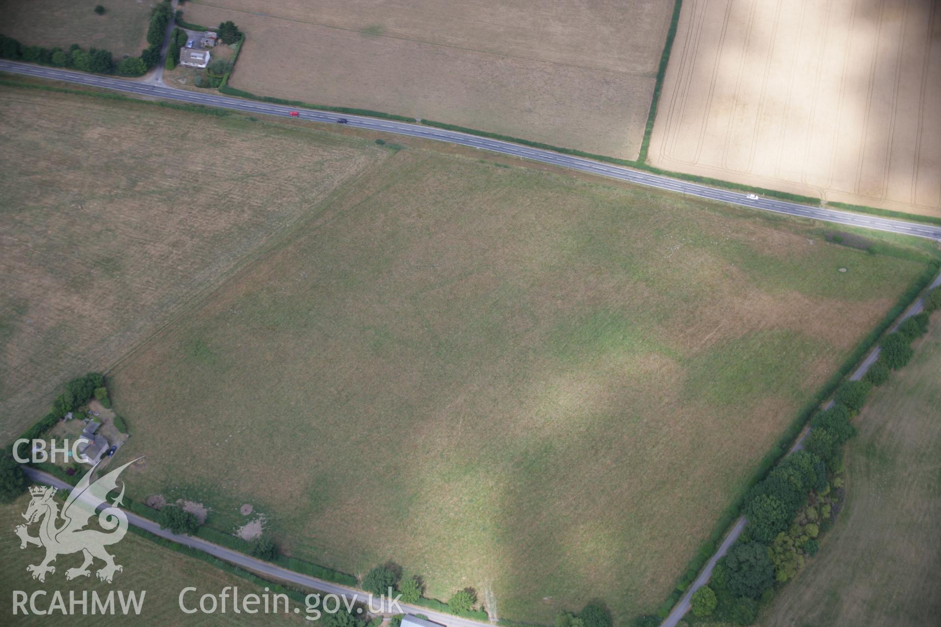 RCAHMW colour oblique aerial photograph of Garden House Enclosure. Taken on 27 July 2006 by Toby Driver.