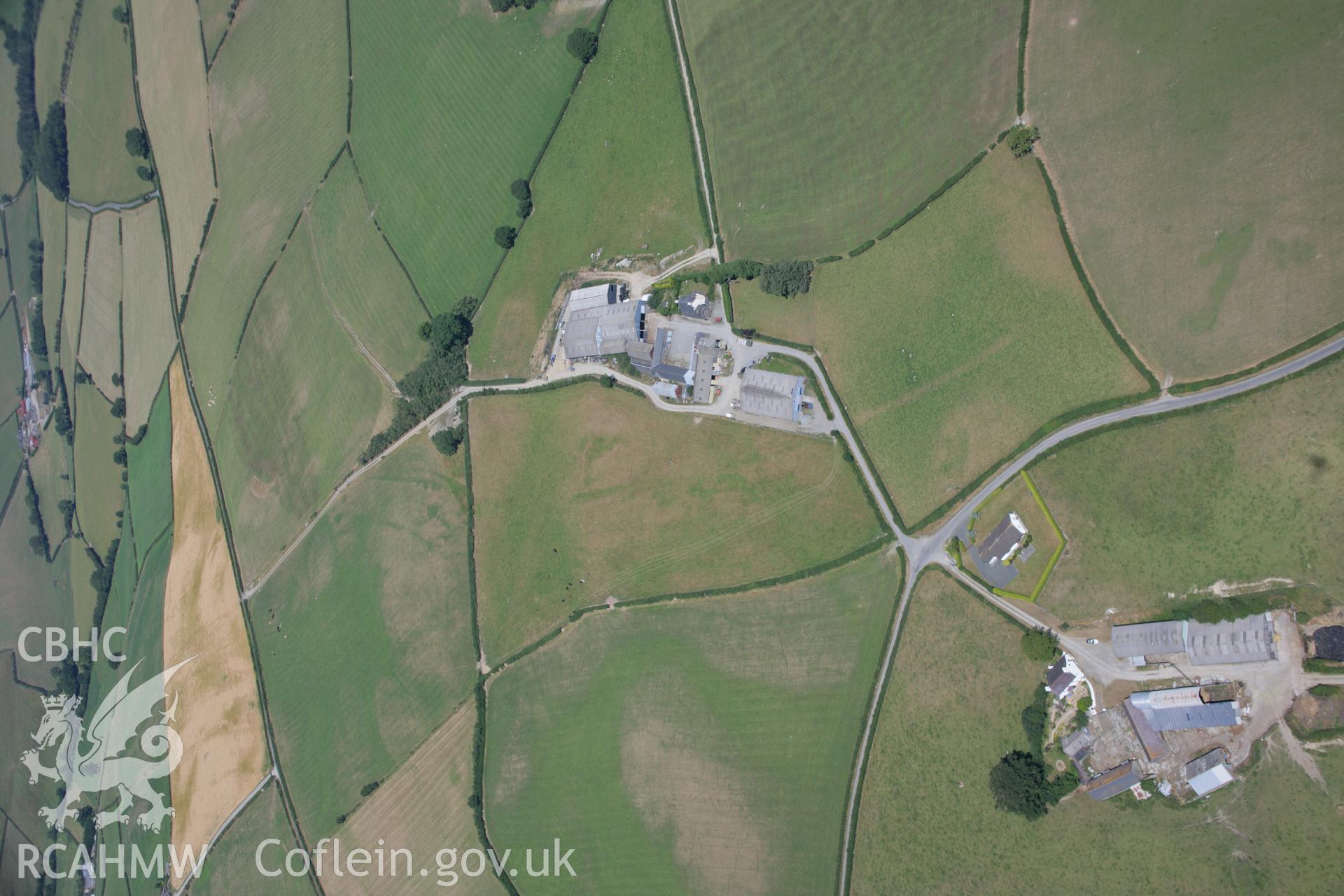 RCAHMW colour oblique aerial photograph of Brenan Roman Road Section. Taken on 17 July 2006 by Toby Driver.