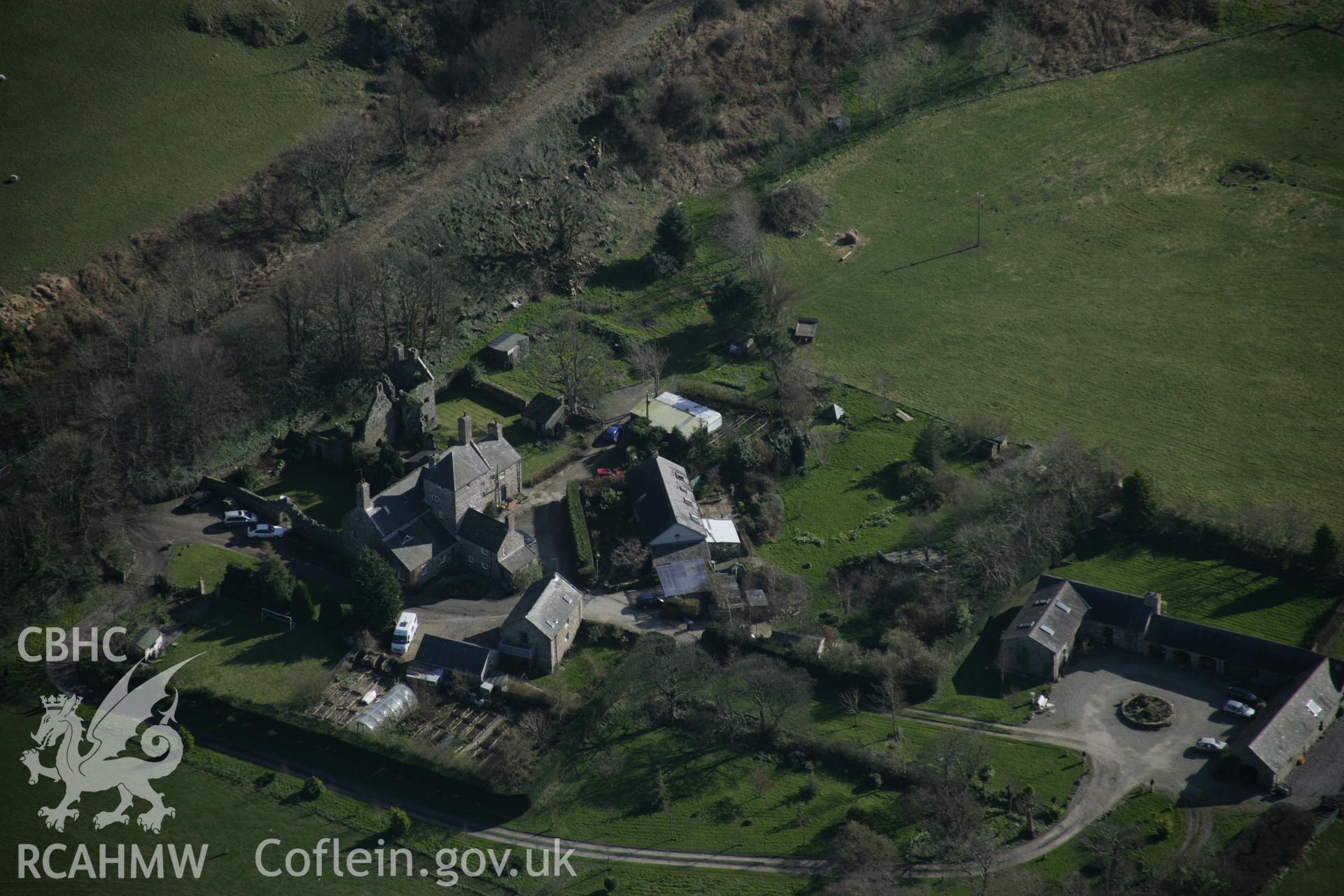 RCAHMW digital colour oblique photograph of Plas Berw, Gaerwen. Taken on 20/03/2005 by T.G. Driver.