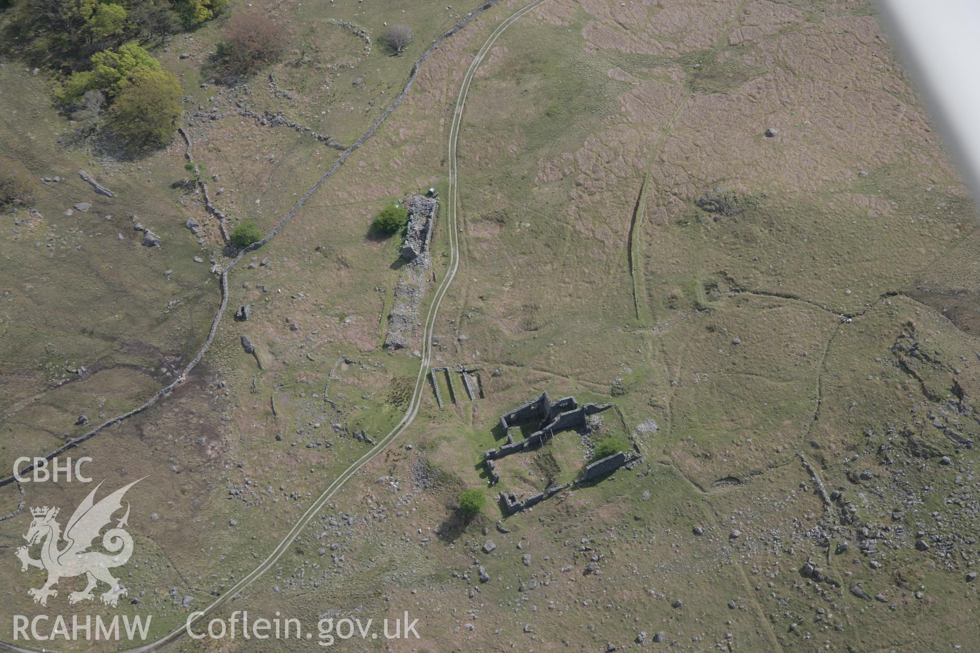 RCAHMW digital colour oblique photograph of Cefn Coch Gold Mine. Taken on 17/05/2005 by T.G. Driver.