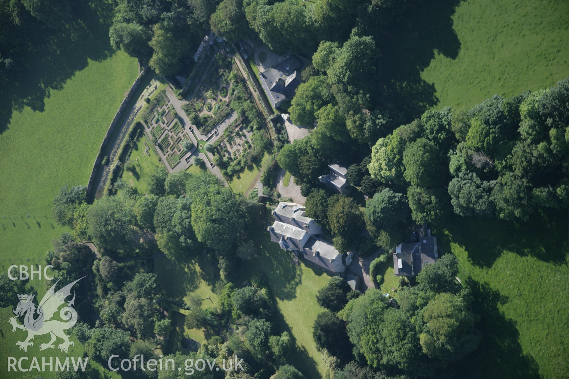 RCAHMW digital colour oblique photograph of St. Nidan's Church, Llanidan. Taken on 08/06/2005 by T.G. Driver.