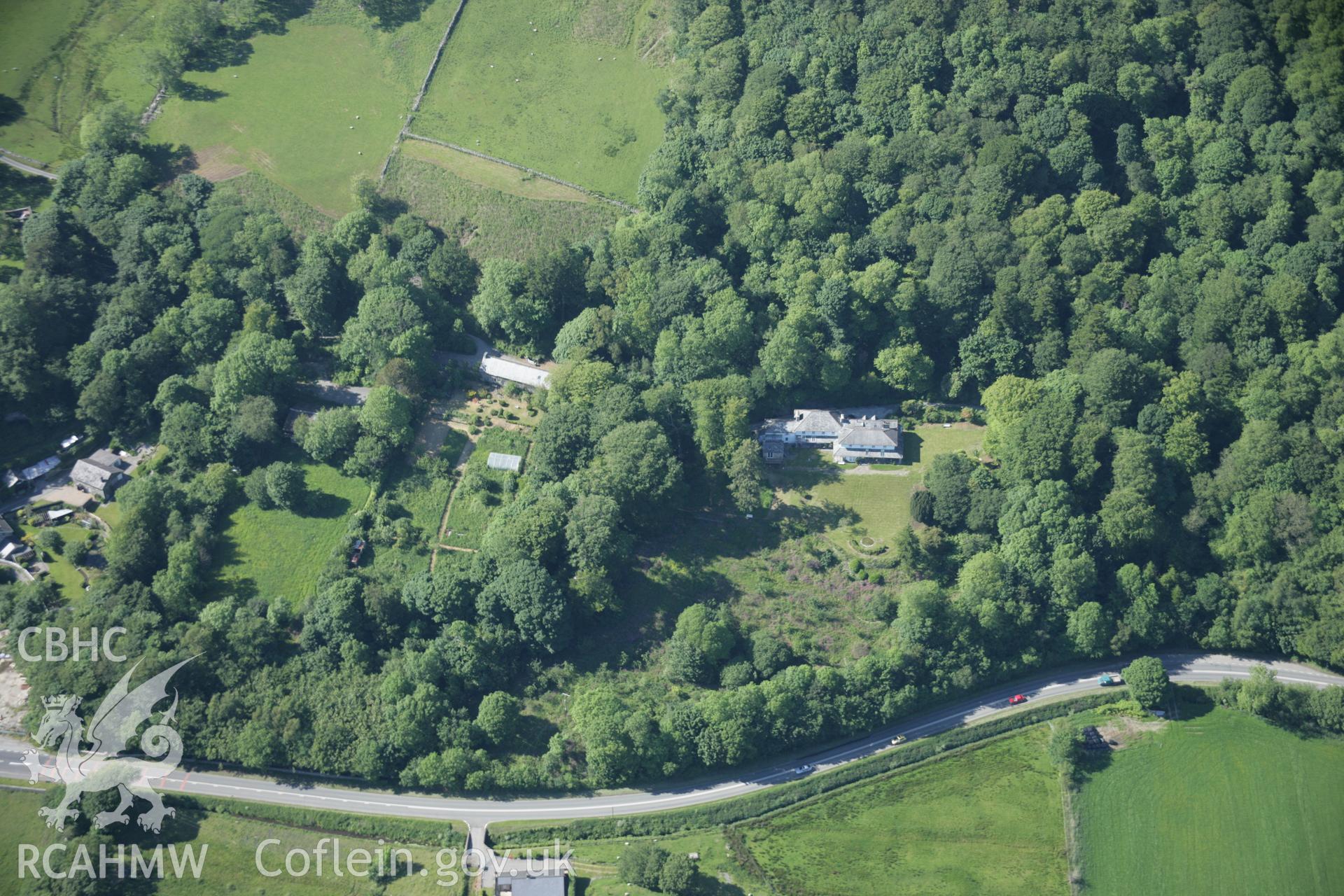 RCAHMW digital colour oblique photograph of Tan-yr-Allt viewed from the south. Taken on 08/06/2005 by T.G. Driver.