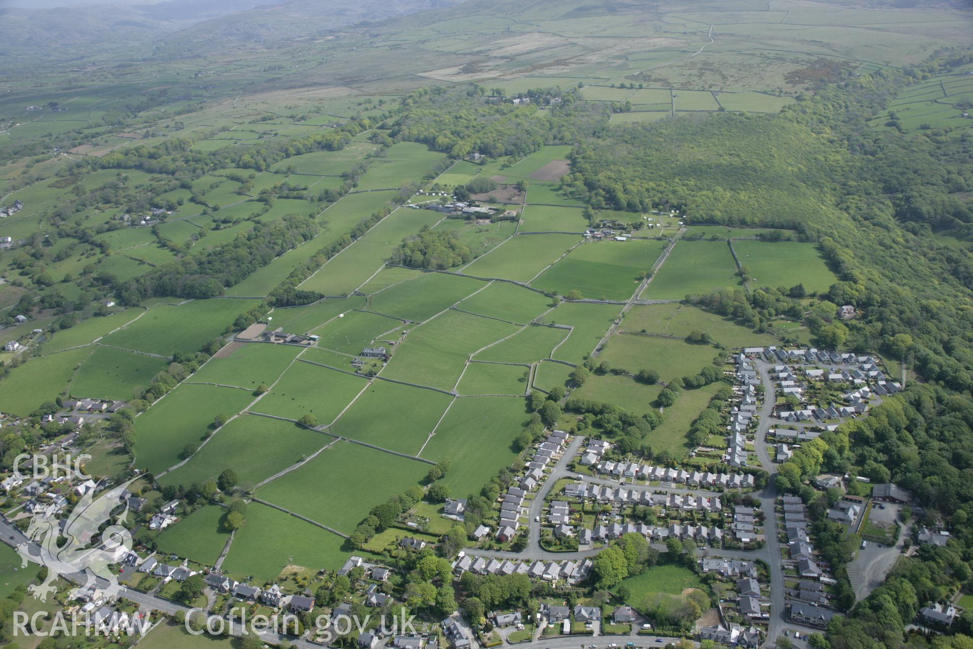 RCAHMW digital colour oblique photograph of the garden at Cors-y-gedol, Dyffryn Ardudwy, from the south-west. Taken on 17/05/2005 by T.G. Driver.