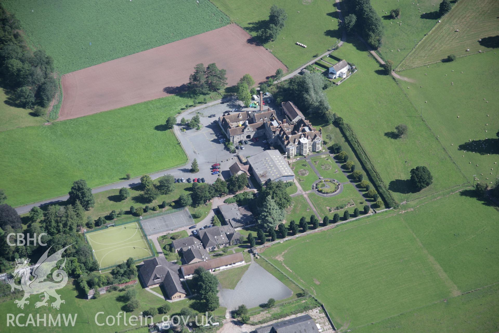 RCAHMW digital colour oblique photograph of Gwernyfed Park viewed from the south-west. Taken on 02/09/2005 by T.G. Driver.