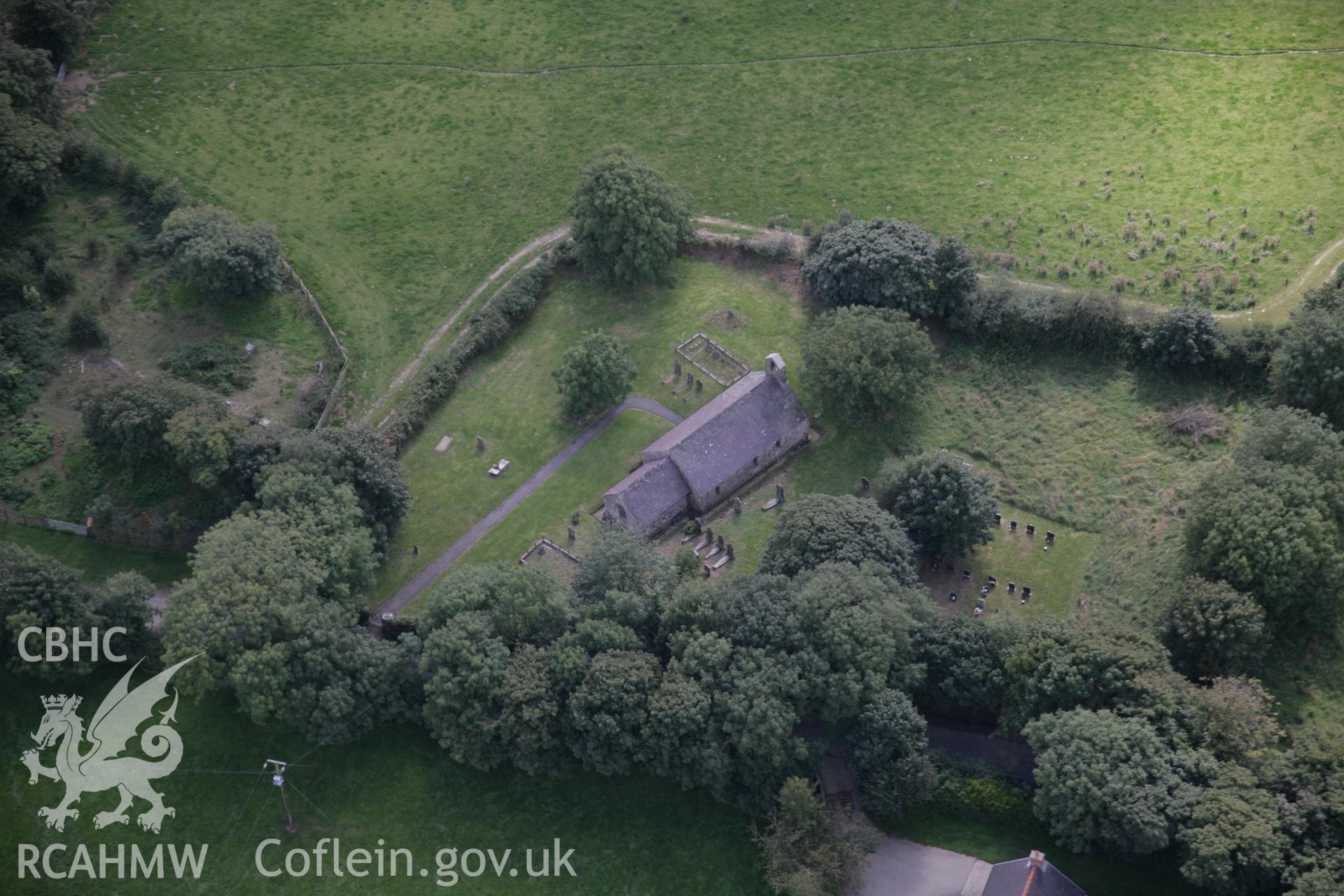 RCAHMW digital colour oblique photograph of St. Mary's Church, Hayscastle, viewed from the north-east. Taken on 01/09/2005 by T.G. Driver.